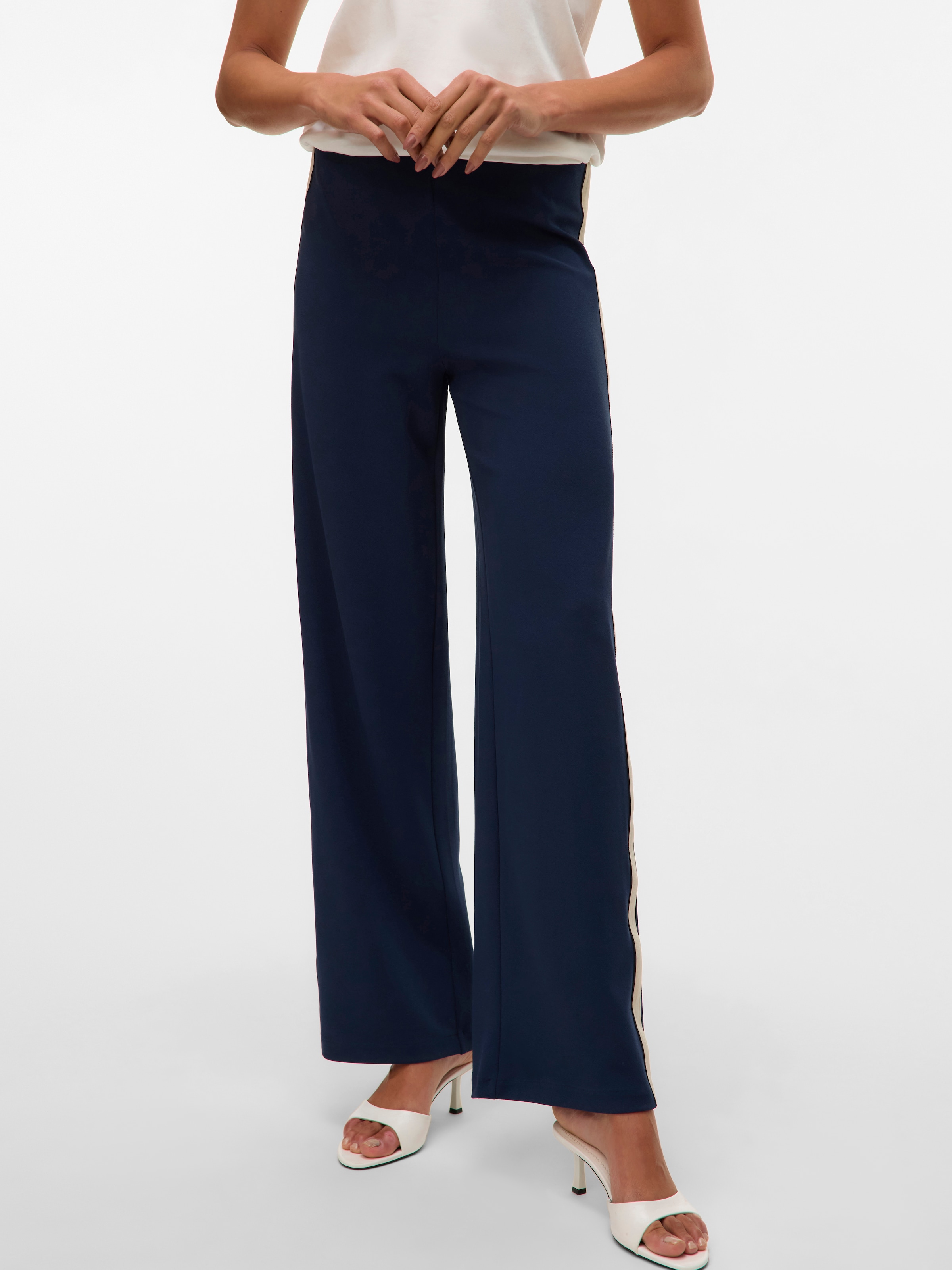 Vero Moda Anzughose "VMBERLIN MW WIDE PANEL PANT NOOS" günstig online kaufen