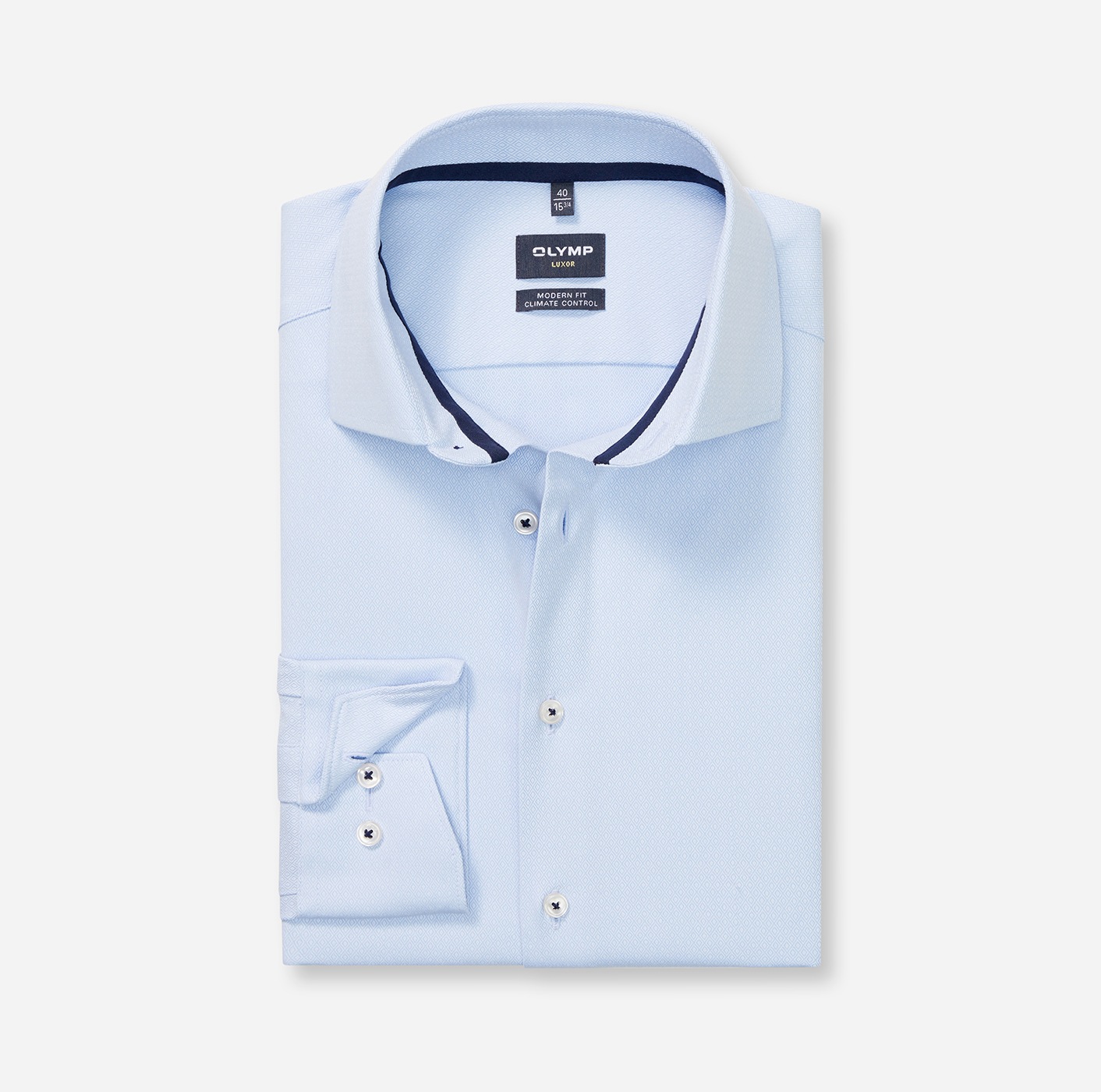 OLYMP Langarmhemd "Luxor" Climate Control, modern fit, Businesshemd, Global günstig online kaufen