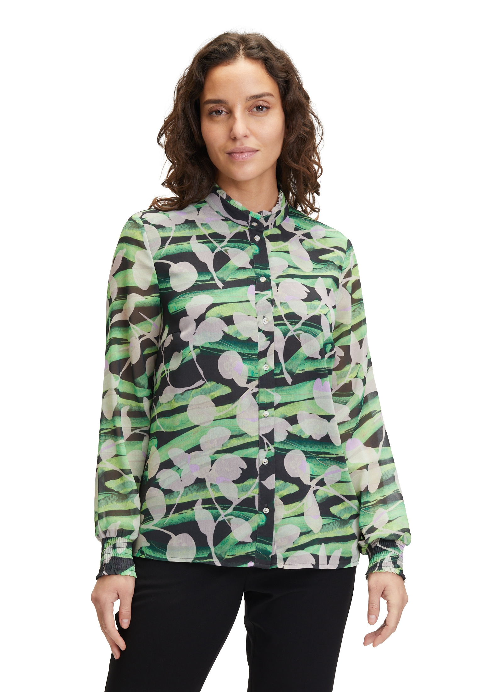 Betty&Co Chiffonbluse "Betty & Co Damen Chiffonbluse mit Print" günstig online kaufen