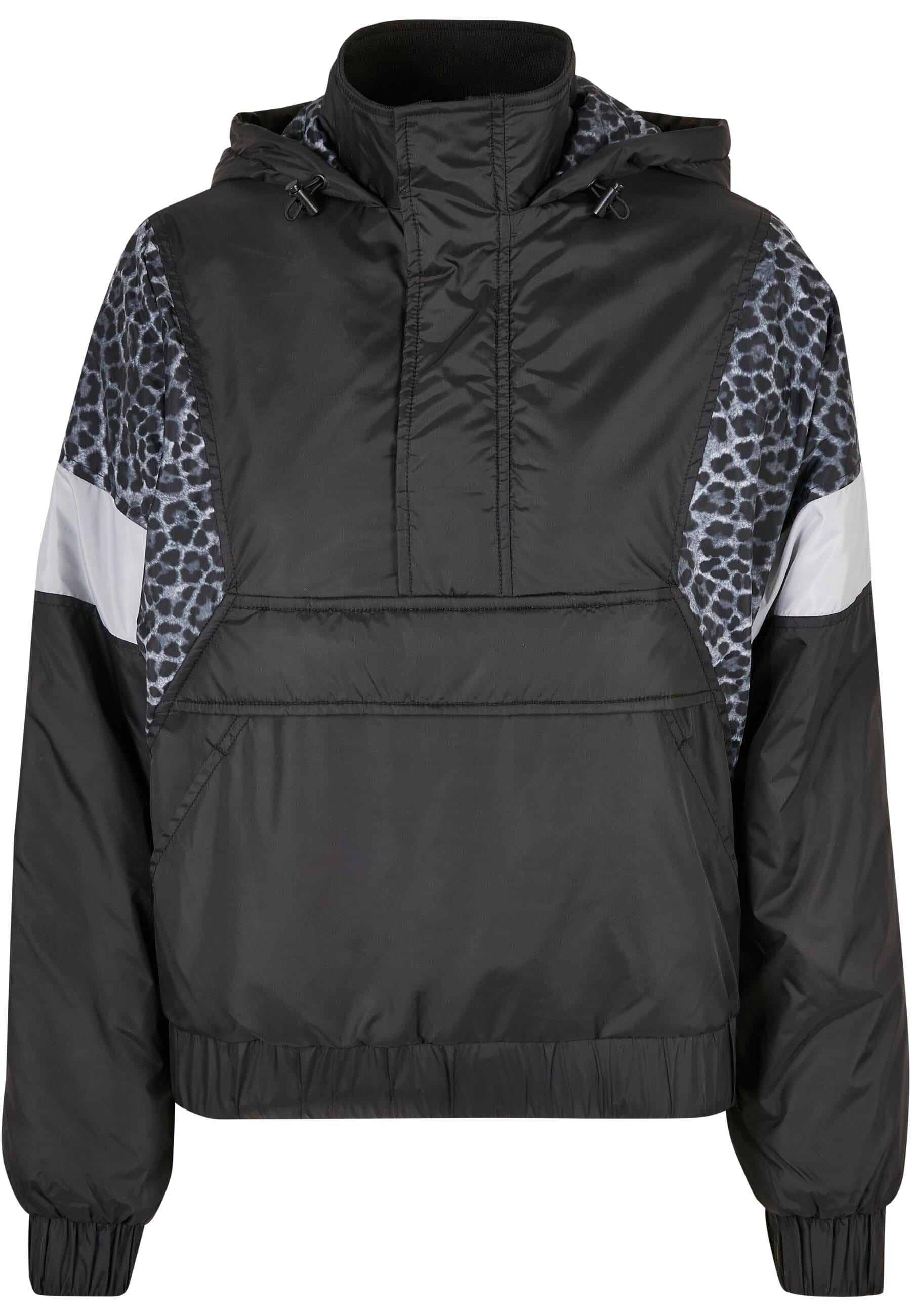 Allwetterjacke »Urban Classics Damen Ladies AOP Mixed Pull Over Jacket«, (1 St.), mit...