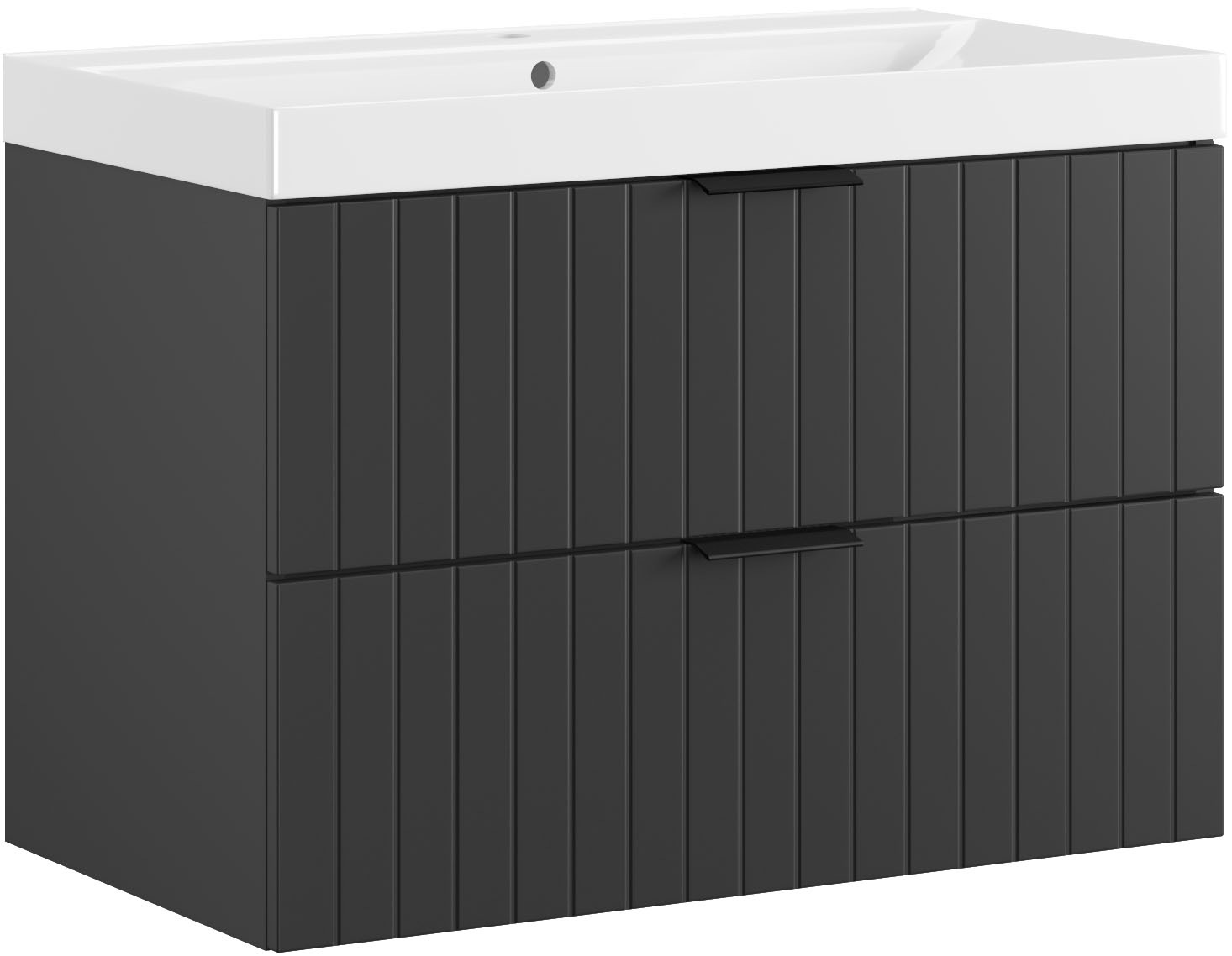 welltime Waschtisch "HARMONY mit Waschbecken, Breite 60 oder 80cm, modernes günstig online kaufen