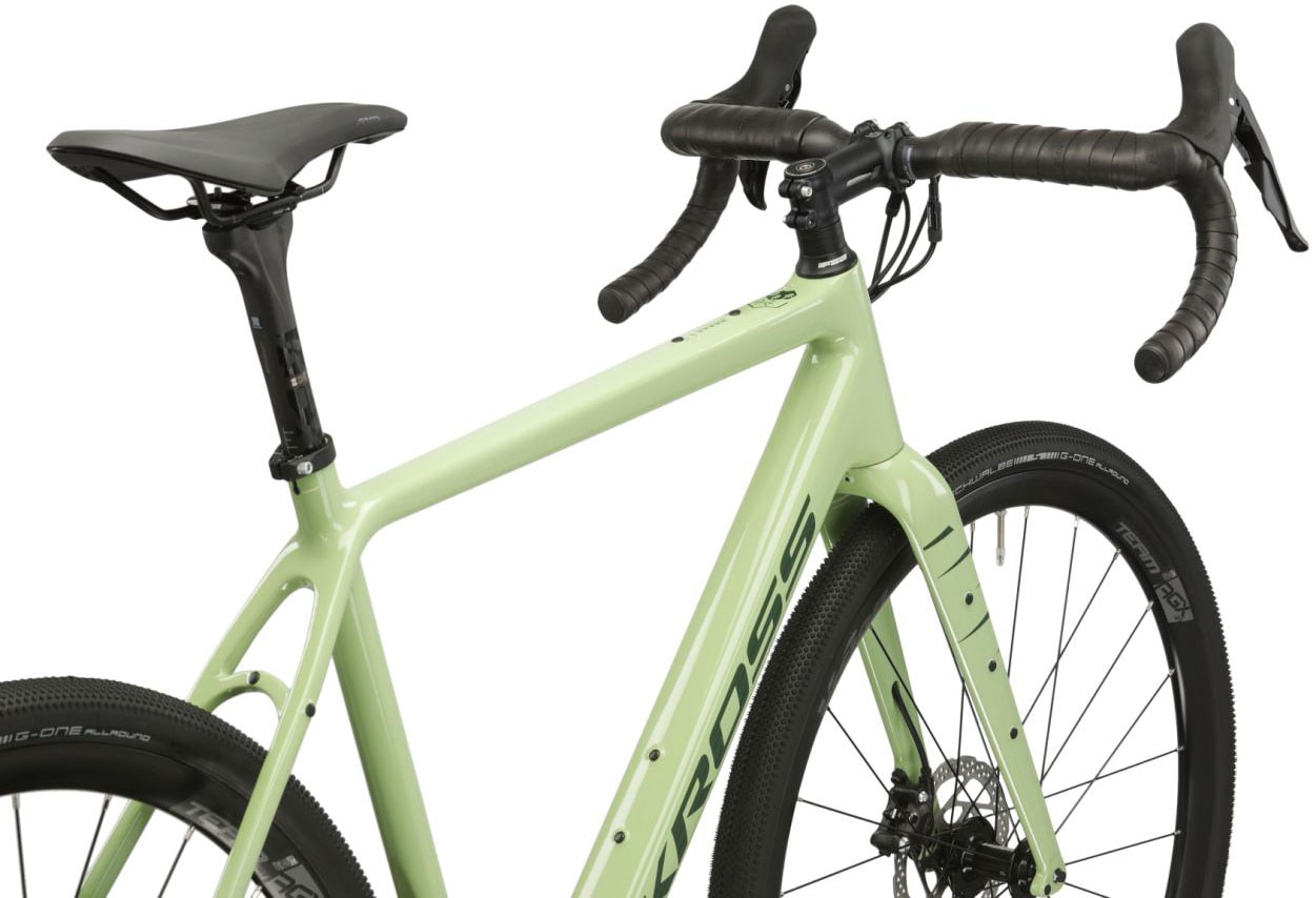 Kross Gravelbike »KROSS Gravelbike Esker 8.0 28" grün«, 22 Gang, Shimano, GRX RX810 Schaltwerk, Kettenschaltung