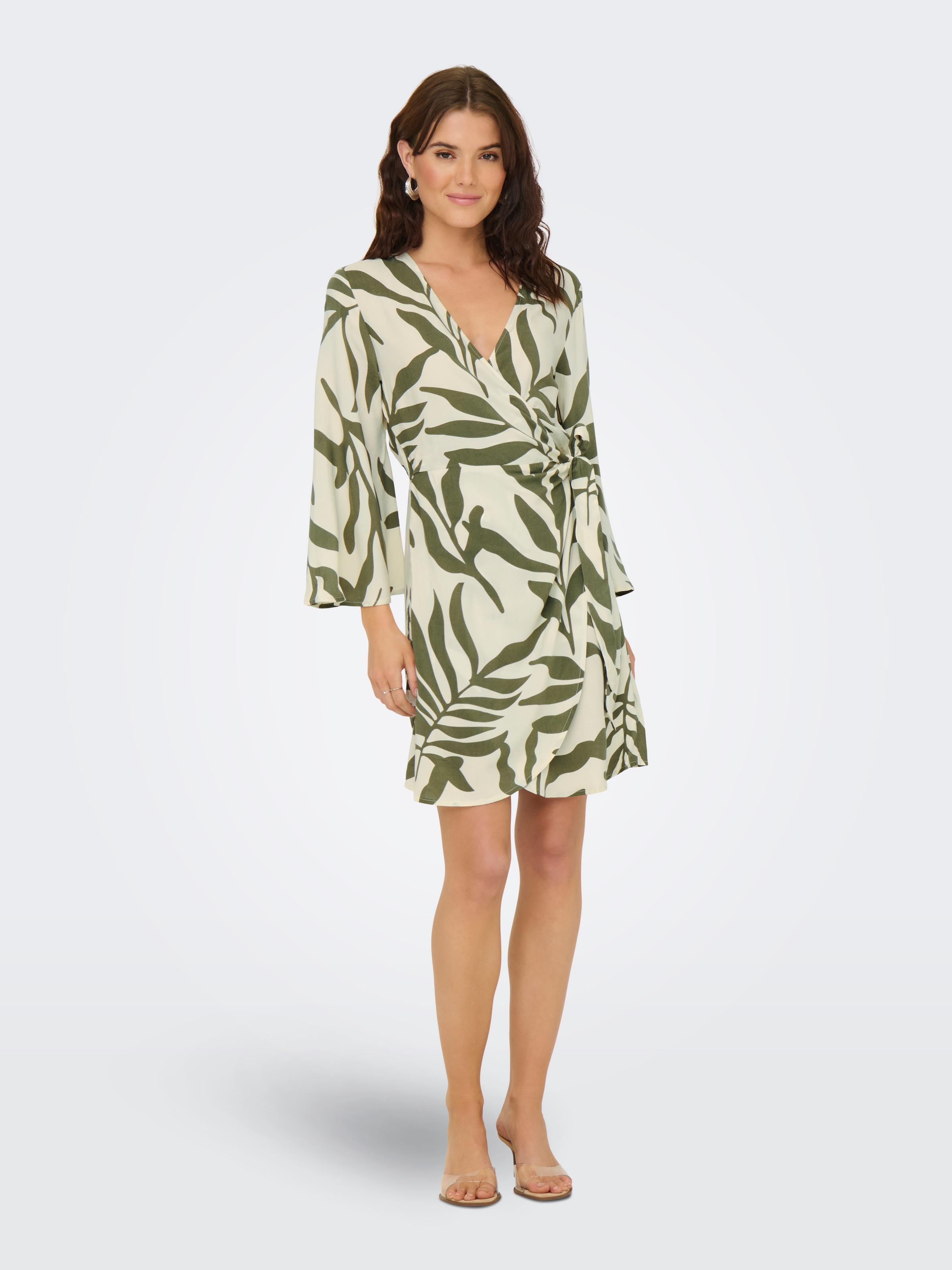 JDY Wickelkleid »JDYSEZEN LIFE 7/8 SHORT DRESS WVN DIA«