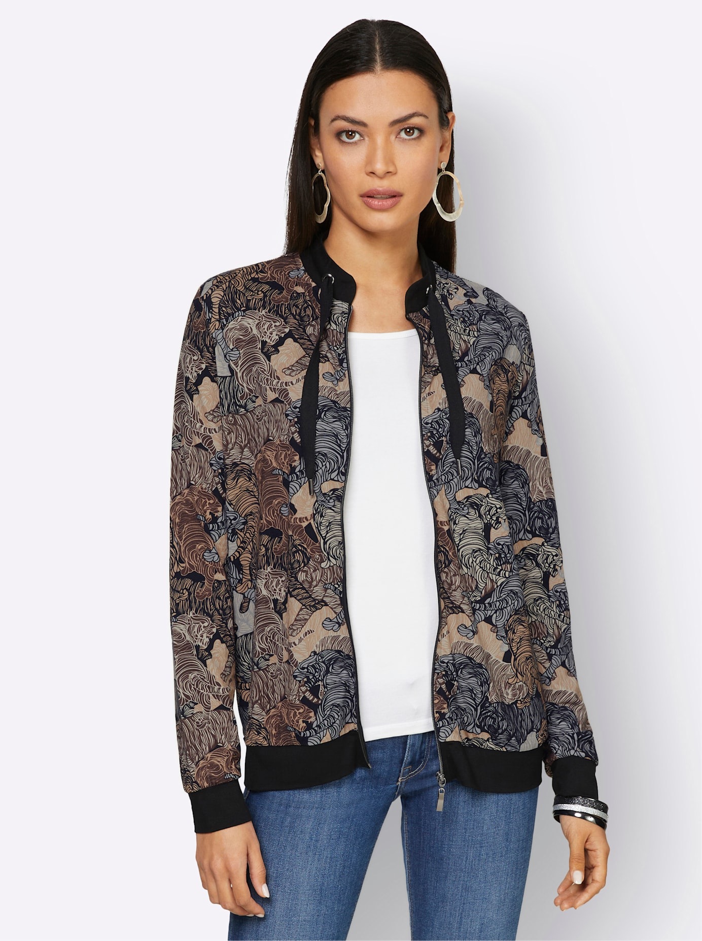 creation L Shirtjacke "Shirtjacke" 1 Stk. tlg. günstig online kaufen