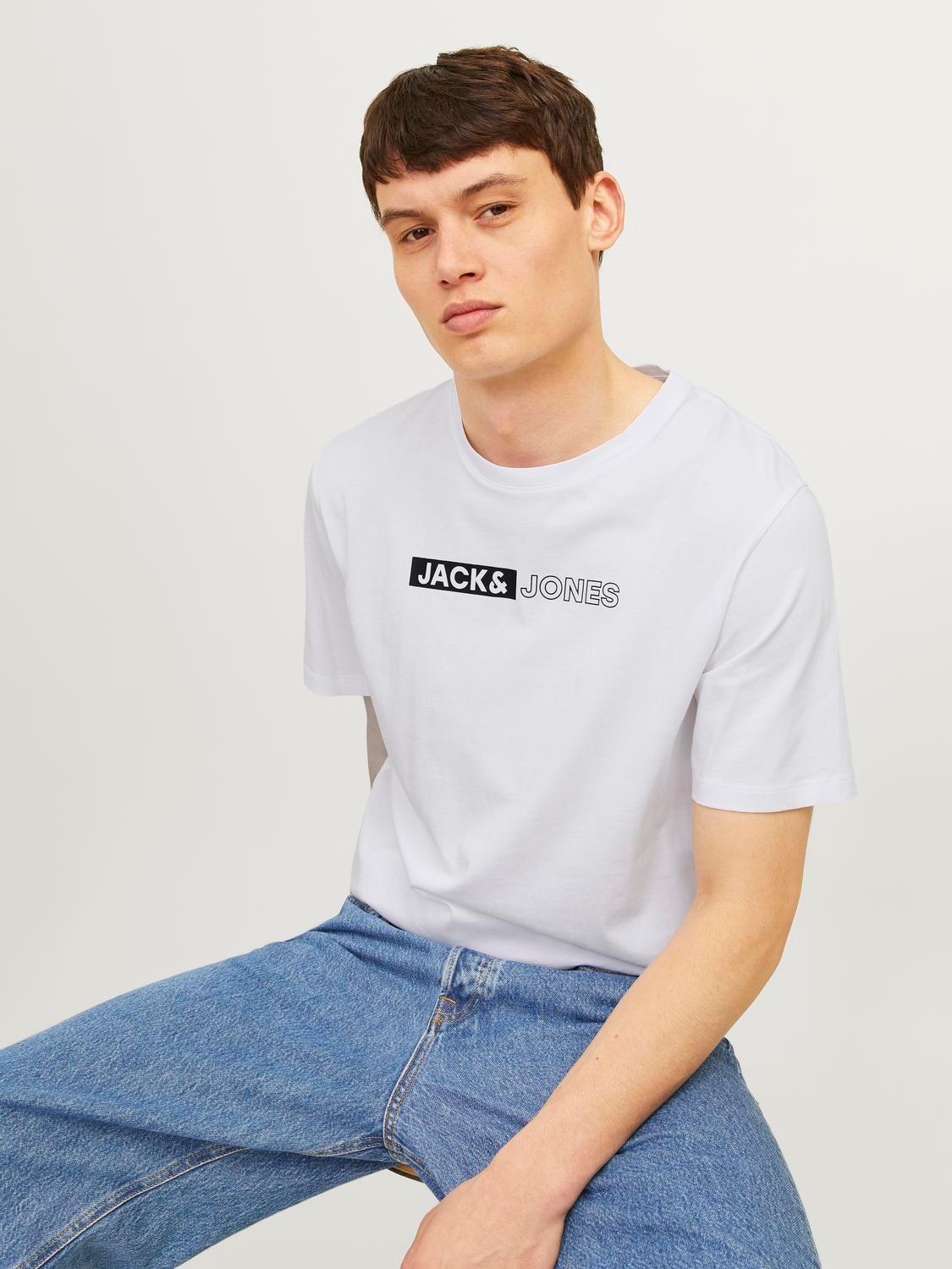 Jack & Jones Rundhalsshirt "JJECORP LOGO TEE PLAY SS O-NECK NOOS" günstig online kaufen