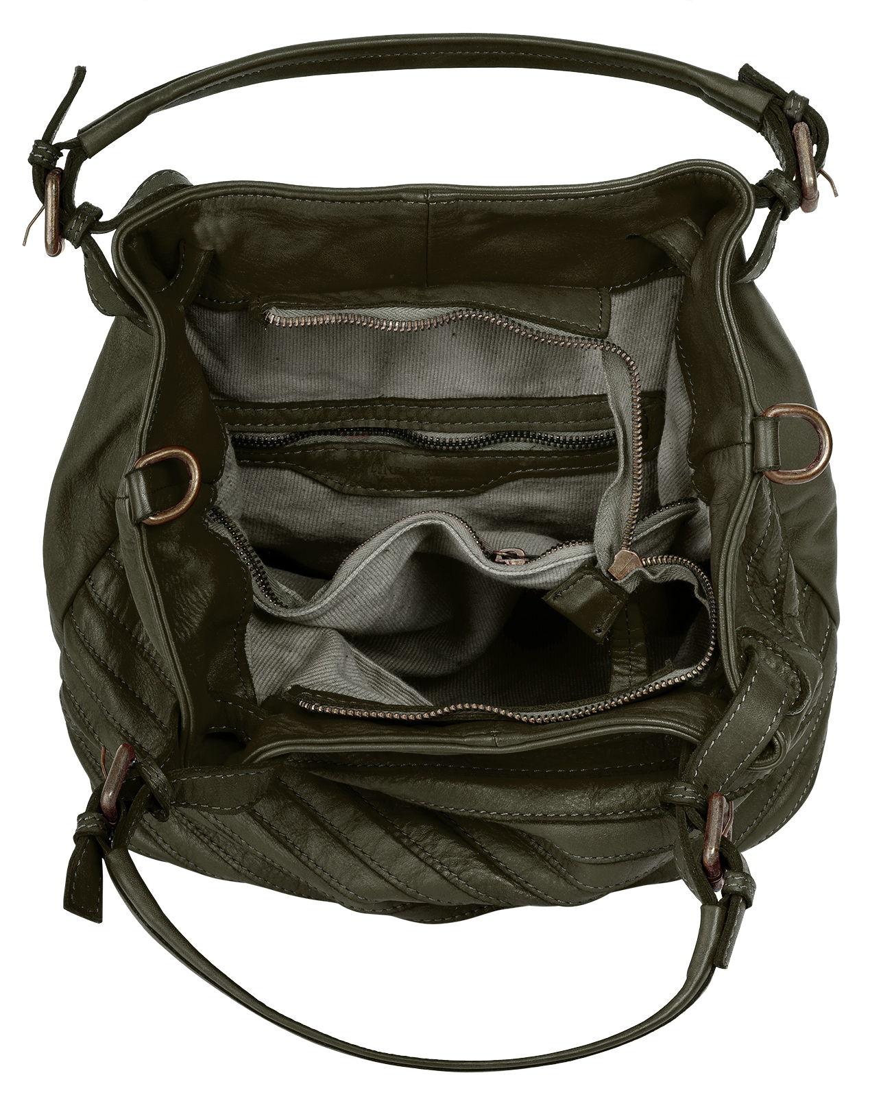 Samantha Look Shopper, echt Leder, Made in Italy