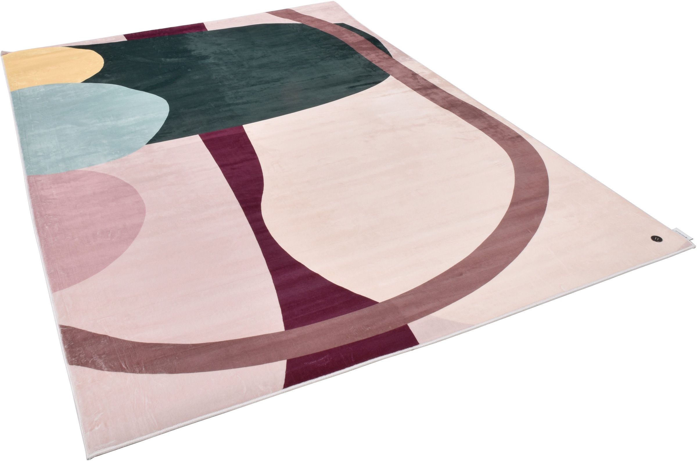 TOM TAILOR HOME Teppich »Shapes - FOUR«, rechteckig, 5 mm Höhe, Kurzflor, bedruckt, modernes Design