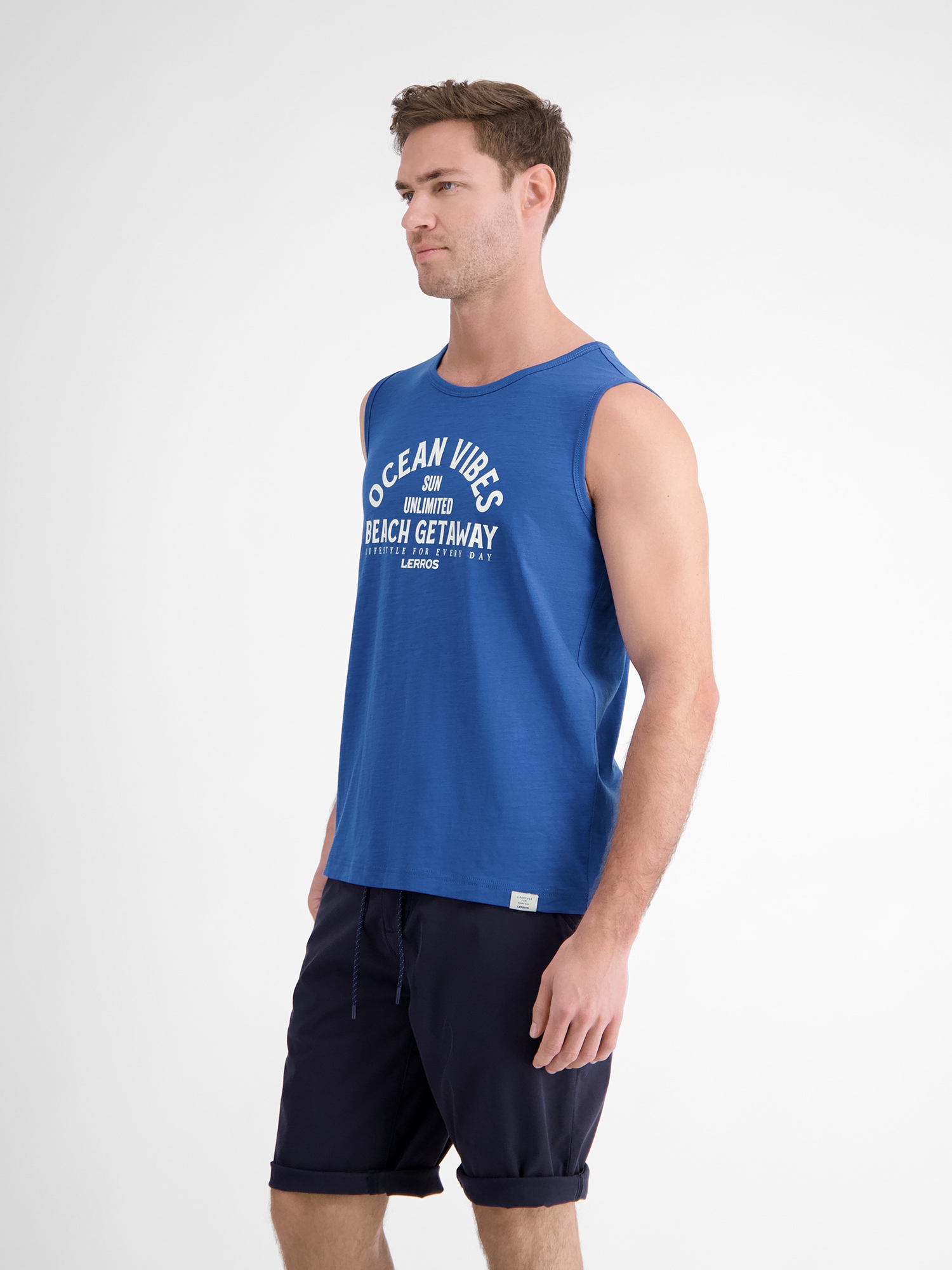 LERROS Muskelshirt »LERROS Herren Tanktop mit Brustprint«