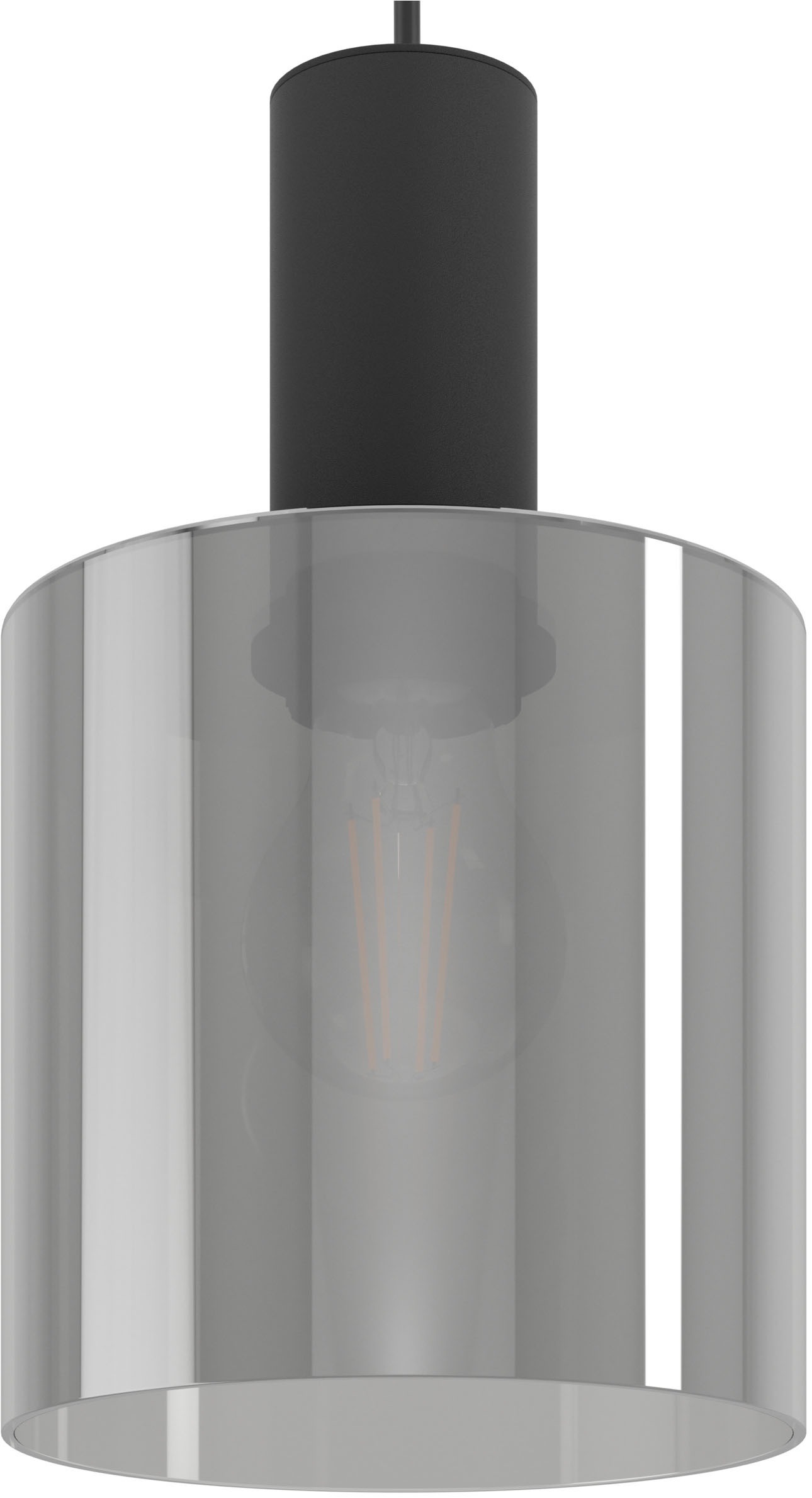 EGLO Hängeleuchte »GOROSIBA Pendellampe - Stahl - E27 - 3X40W - IP20« E27 1 Stk. Hängelampe, Deckenlampe, Wohnzimmer, Esszimmer, H130 x Ø41 cm