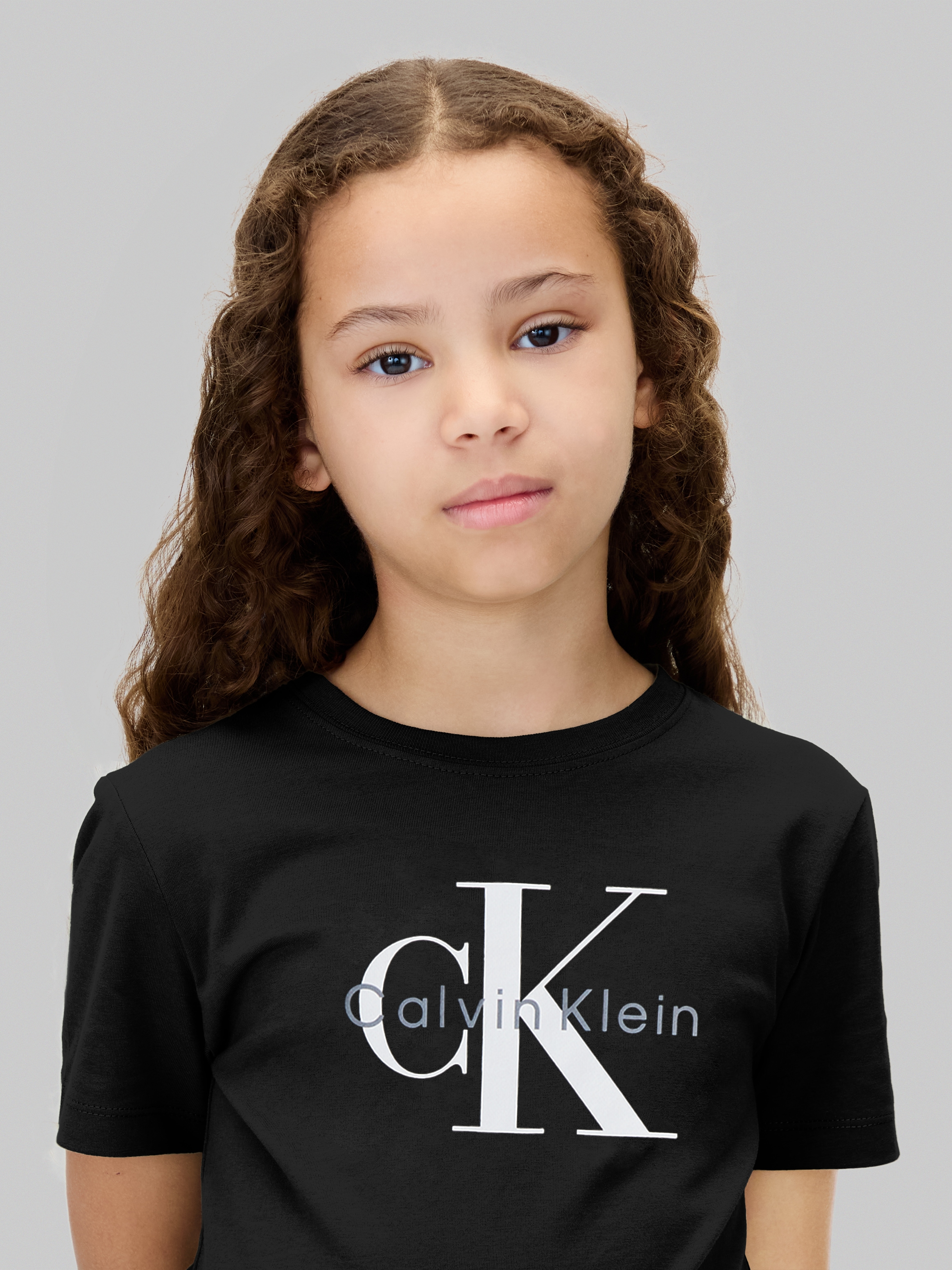 Calvin Klein Jeans T-Shirt für Kinder bis 16 Jahre, regular fit, Rundhalsausschnitt