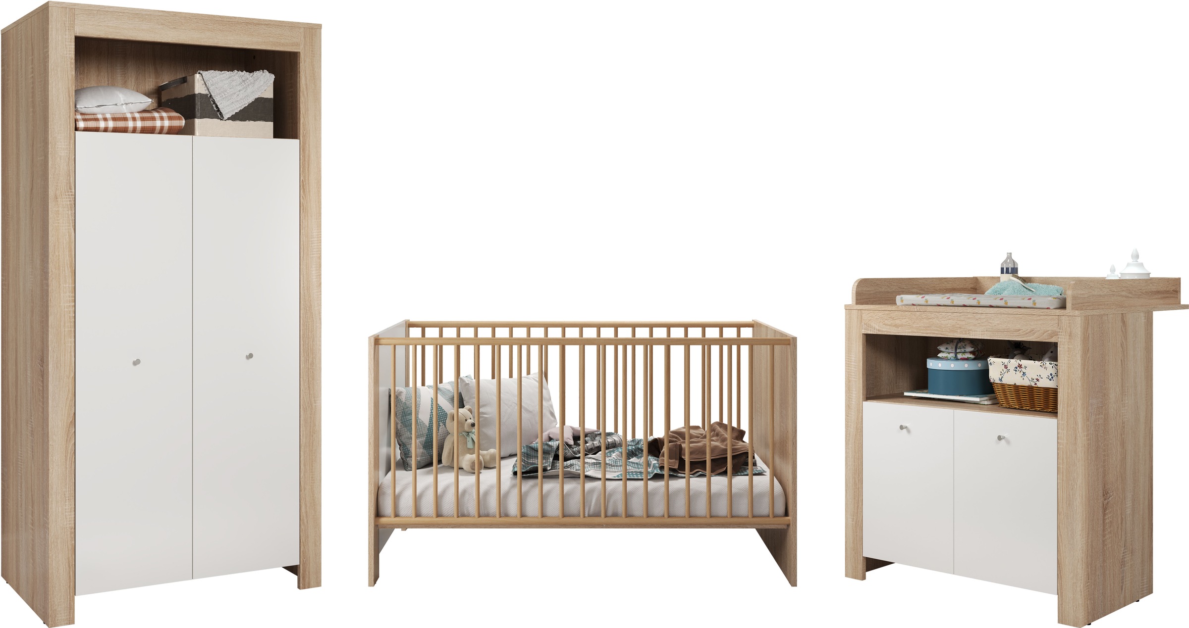 trendteam Babymöbel-Set »Paya« (Set 3 tlg.) Gitt...