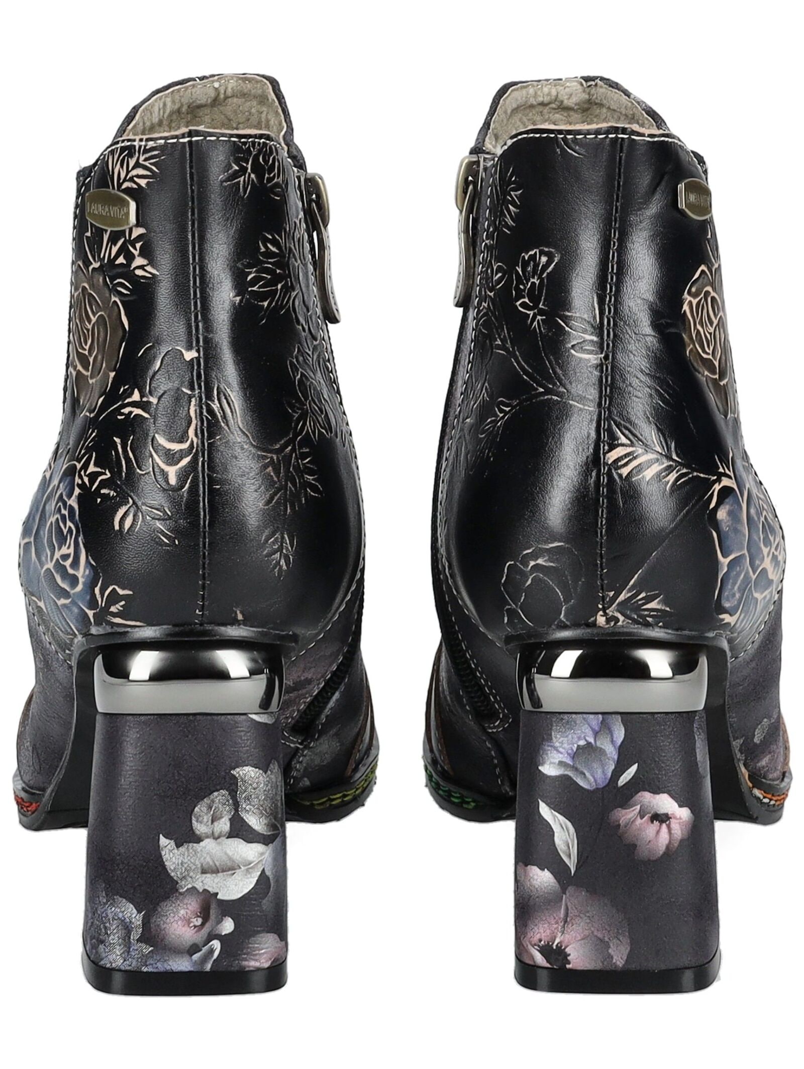 LAURA VITA High-Heel-Stiefelette »LAURA VITA Stiefelette Leder/Textil«