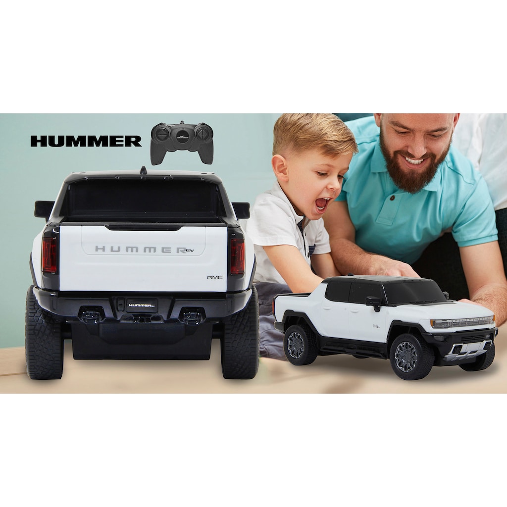 Jamara RC-Auto »Deluxe Cars, Hummer EV 1:26, weiß - 2,4 GHz«