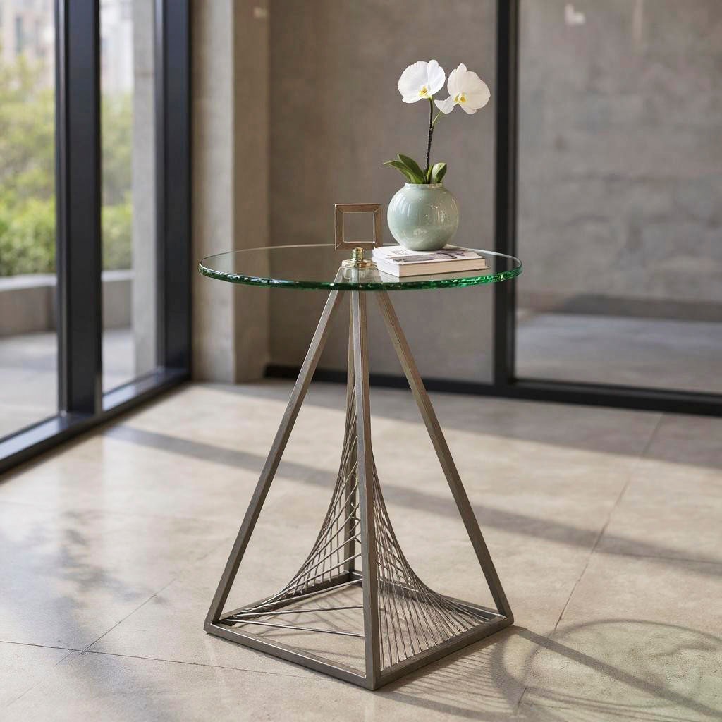 HAKU Beistelltisch »Sofatisch, Wohnzimmertisch« 1 Stk. tlg. rund - aus Metall Grau - Ø/H 45/57 cm