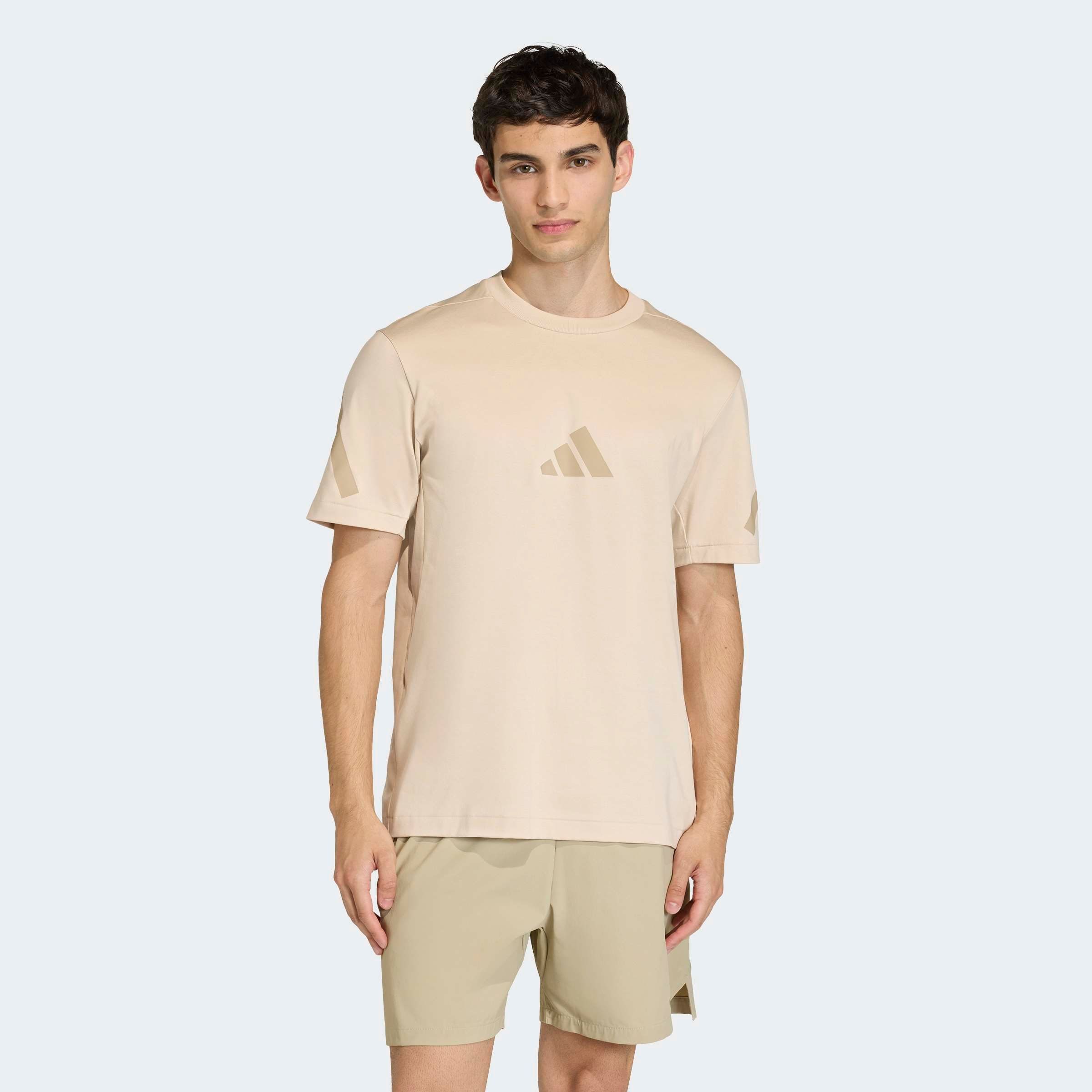 T-Shirt ADIDAS SPORTSWEAR "M Z.N.E. TEE", Herren, Gr. XL, crli, Obermaterial: 100% Baumwolle, normal, Rundhals, Shirts T-Shirt, sportlicher Stil, Kurzarm, aus Baumwolle, ohne Verschluss