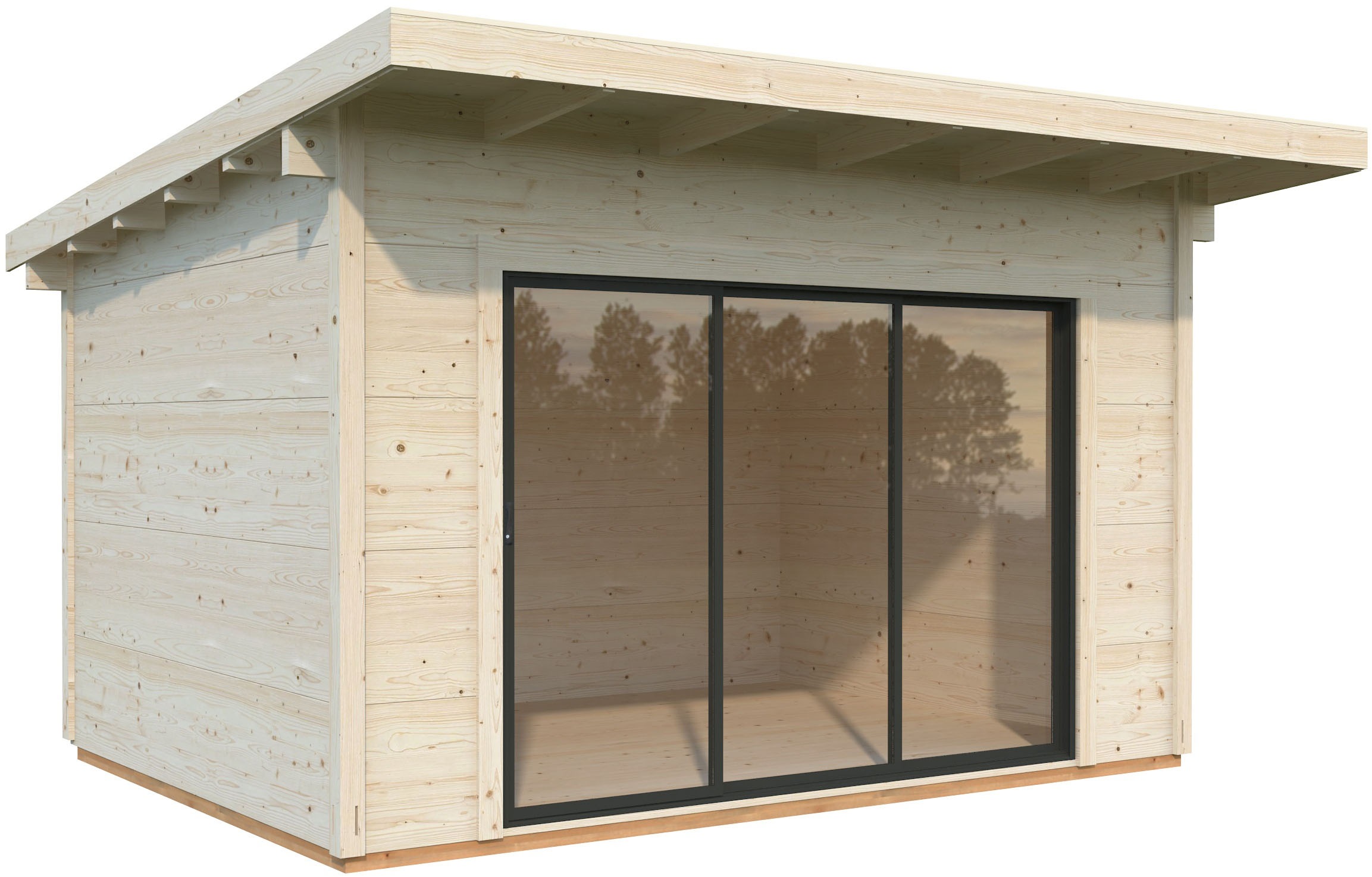 Palmako Gartenhaus "Grace Slide Plus" verschiedene Farben