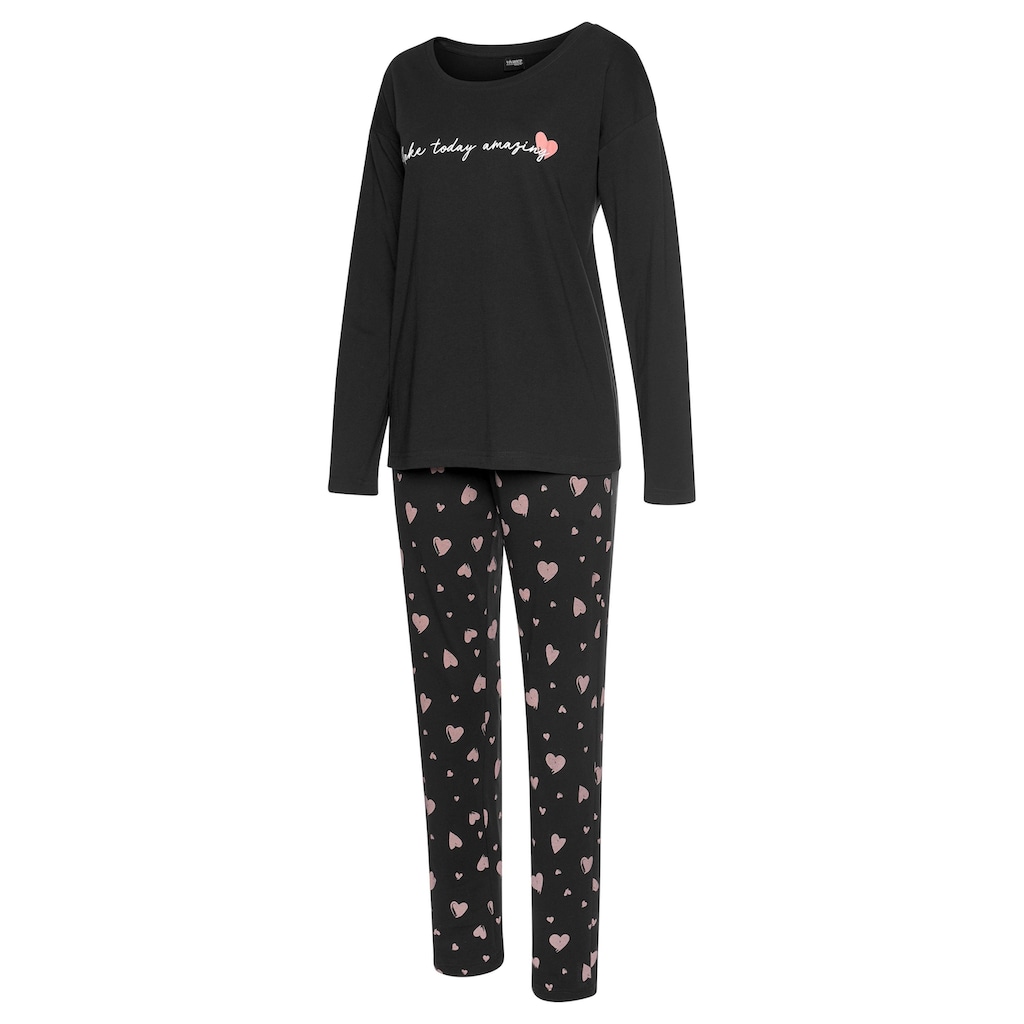 Vivance Dreams Pyjama, (2 tlg., 1 Stück)