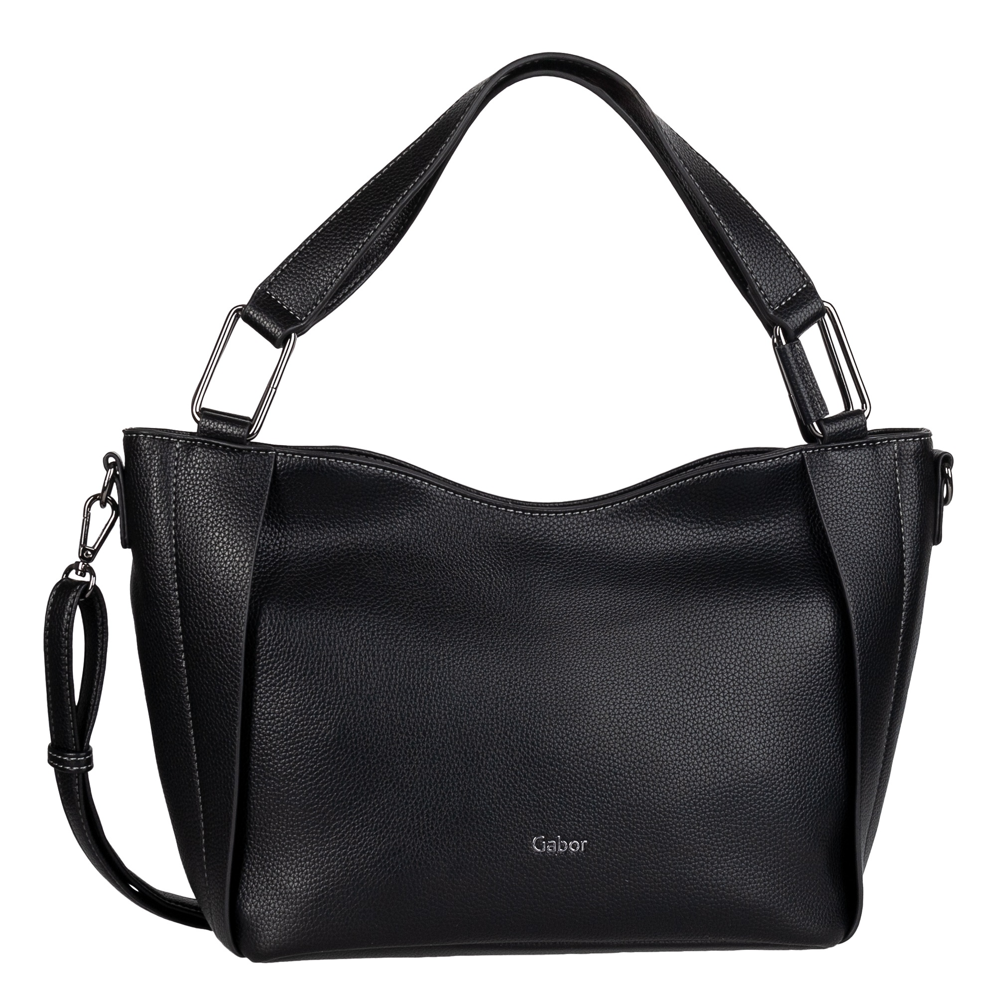 Gabor Shopper "Brianne" aus leicht genarbtem Lederimitat mit dekorativen Fa günstig online kaufen