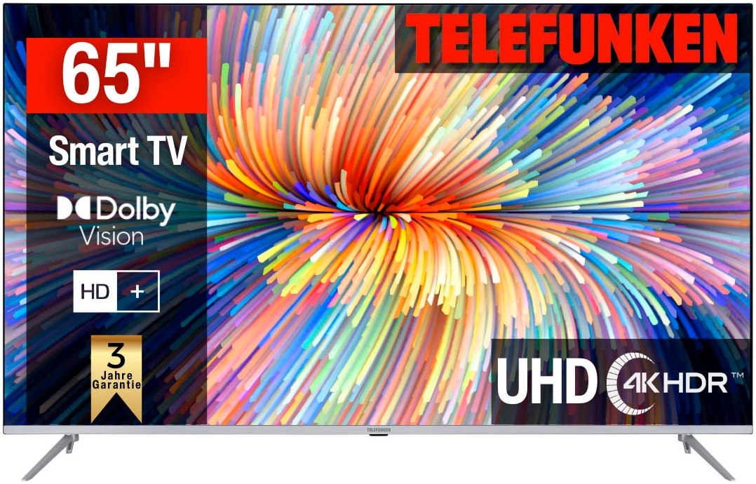 LED-Fernseher »D65V850M5CWH«, 4K Ultra HD, Smart-TV