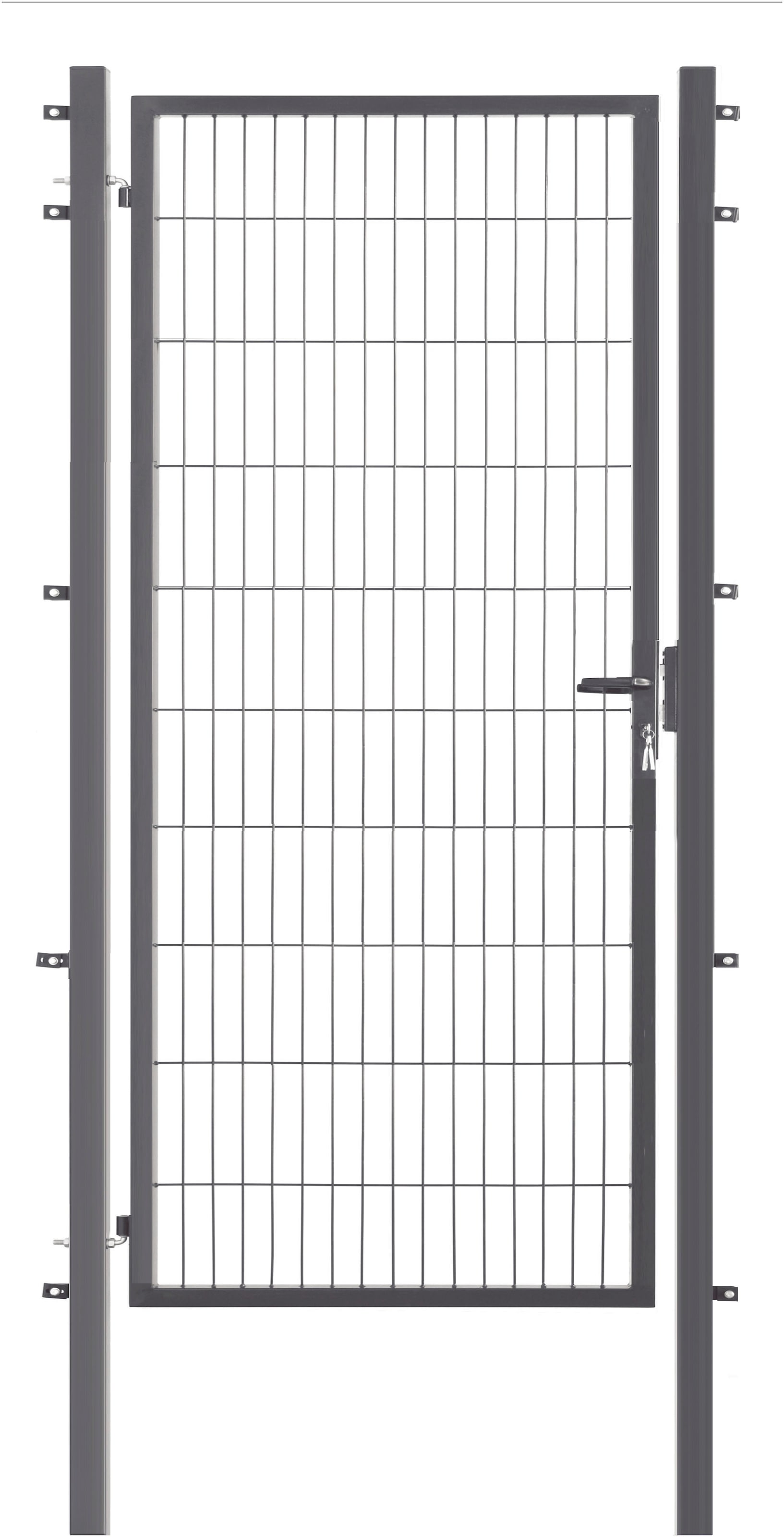 GARDEN N MORE Zauneinzeltür "Einzeltor Excellent" 203 cm hoch, anthrazit günstig online kaufen