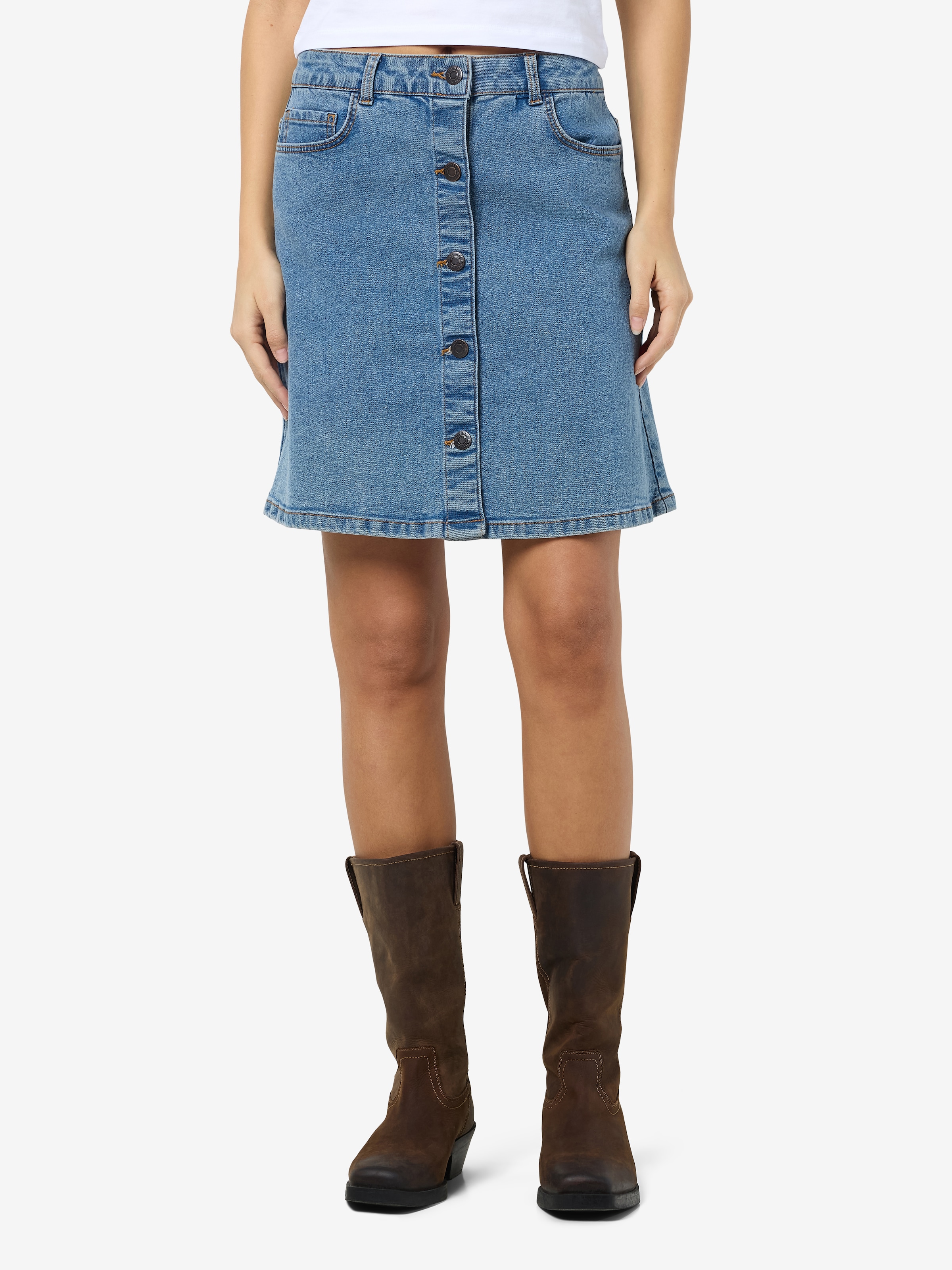 Noisy may Jeansrock "NMRONNIE NW A SHAPE SKIRT VI375LB NOOS" günstig online kaufen