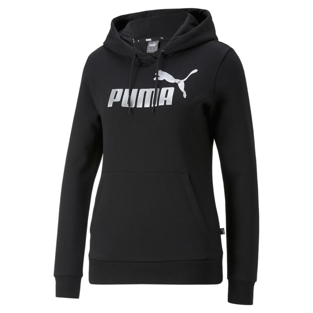 PUMA Sweatshirt »Essentials+ Metallic Logo Hoodie für Damen«
