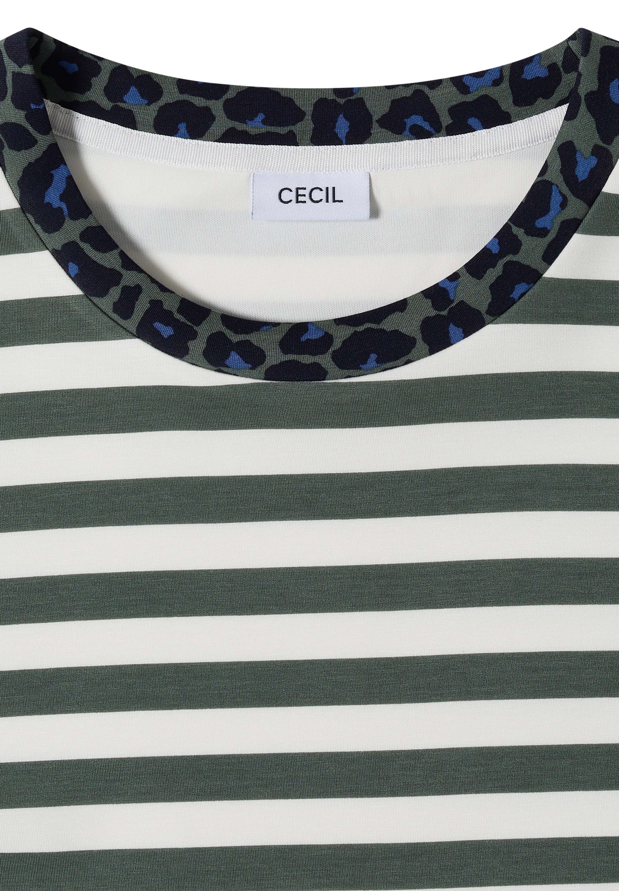 Cecil T-Shirt aus softem Materialmix