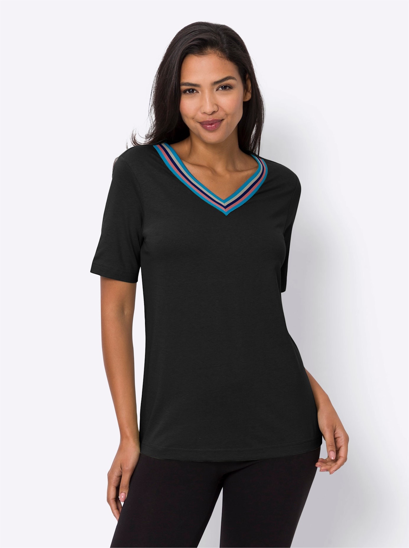 Kurzarmshirt "Freizeitshirt" 1 Stk. günstig online kaufen