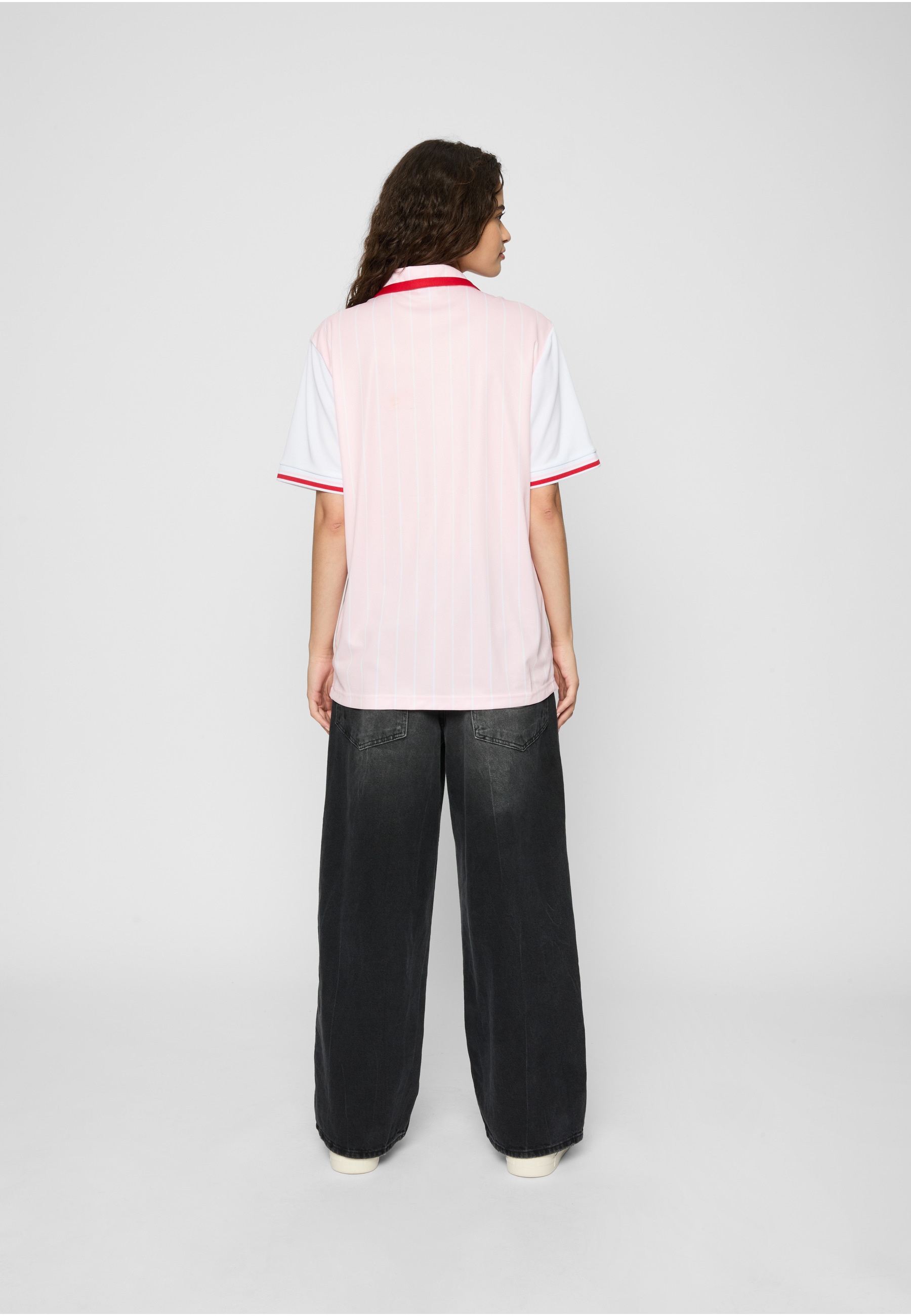 Karl Kani Kurzarmshirt »Karl Kani Damen KW223-045-1 Varsity Stripe Baseball Shirt« 1 Stk.