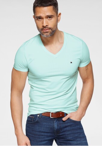 TOMMY HILFIGER T-Shirt »STRETCH SLIM FIT VNECK TEE« kaufen TOMMY HILFIGER T-Shirt »STRETCH SLIM FIT VNECK TEE« kaufen