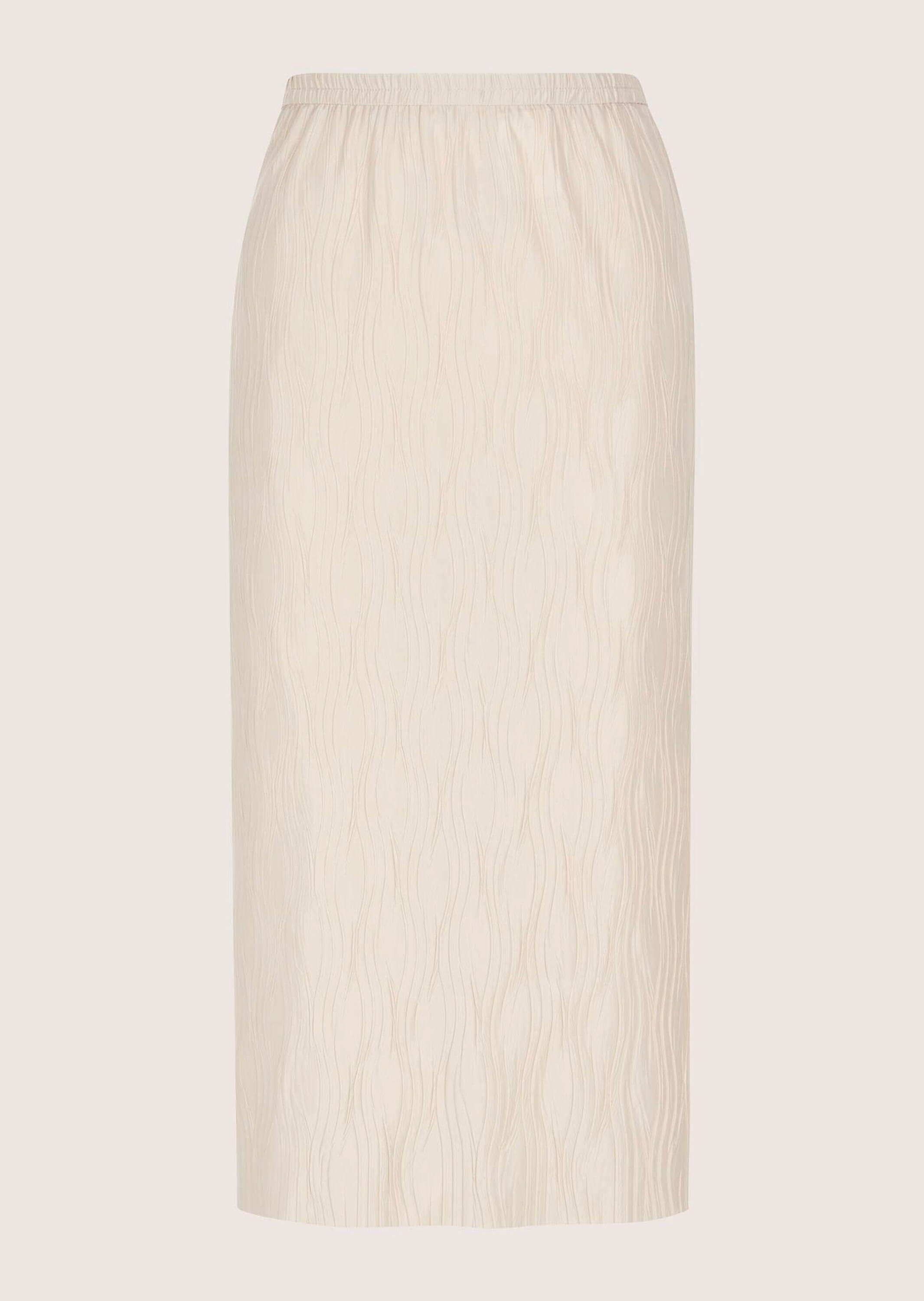 MADELEINE Midirock "Midirock Schlupfrock mit Wellenstruktur" Jerseyrock mit günstig online kaufen