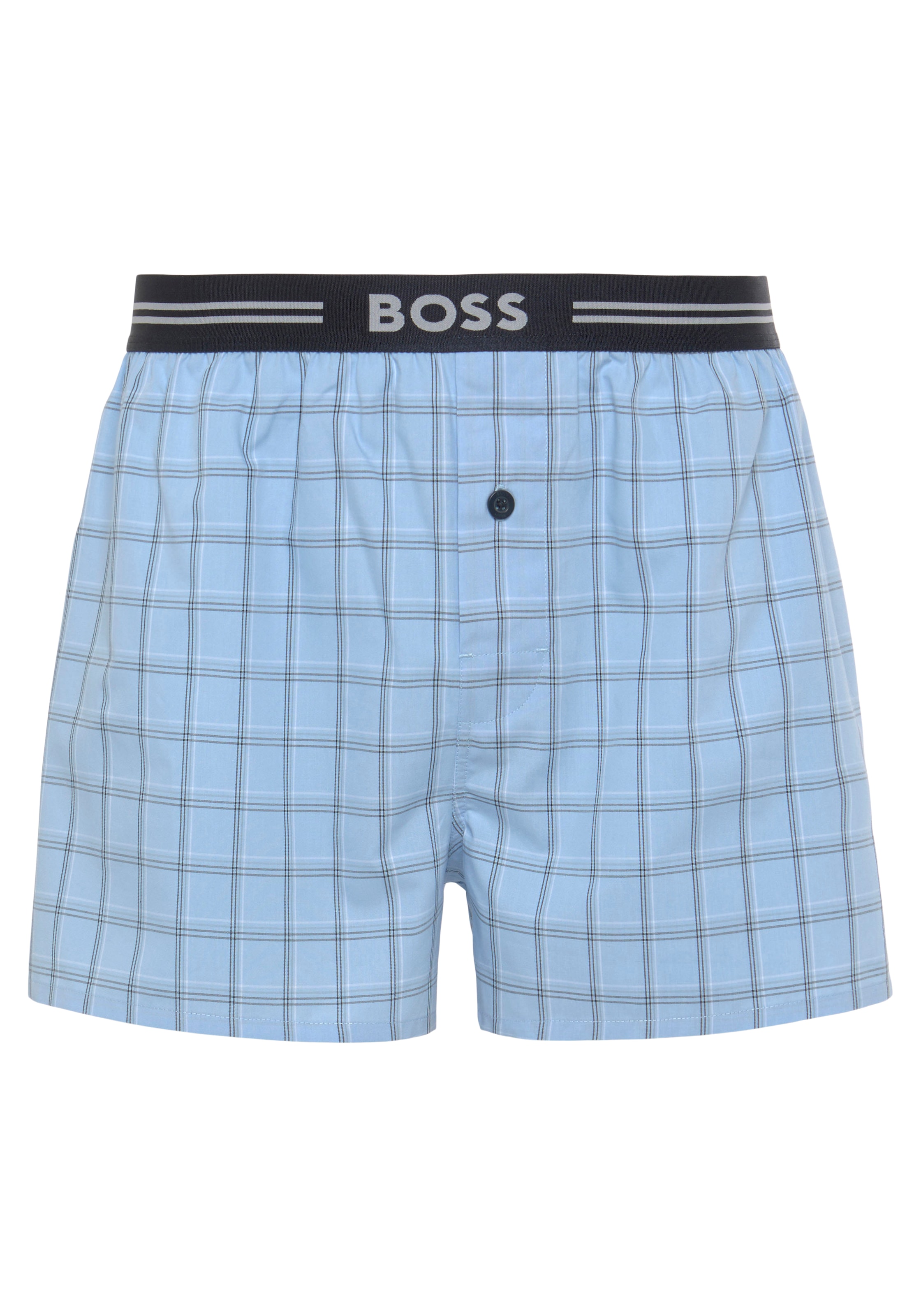 BOSS Boxershorts "3P Woven Boxer", (Packung, 3 St., 3er Pack), mit Eingriff günstig online kaufen