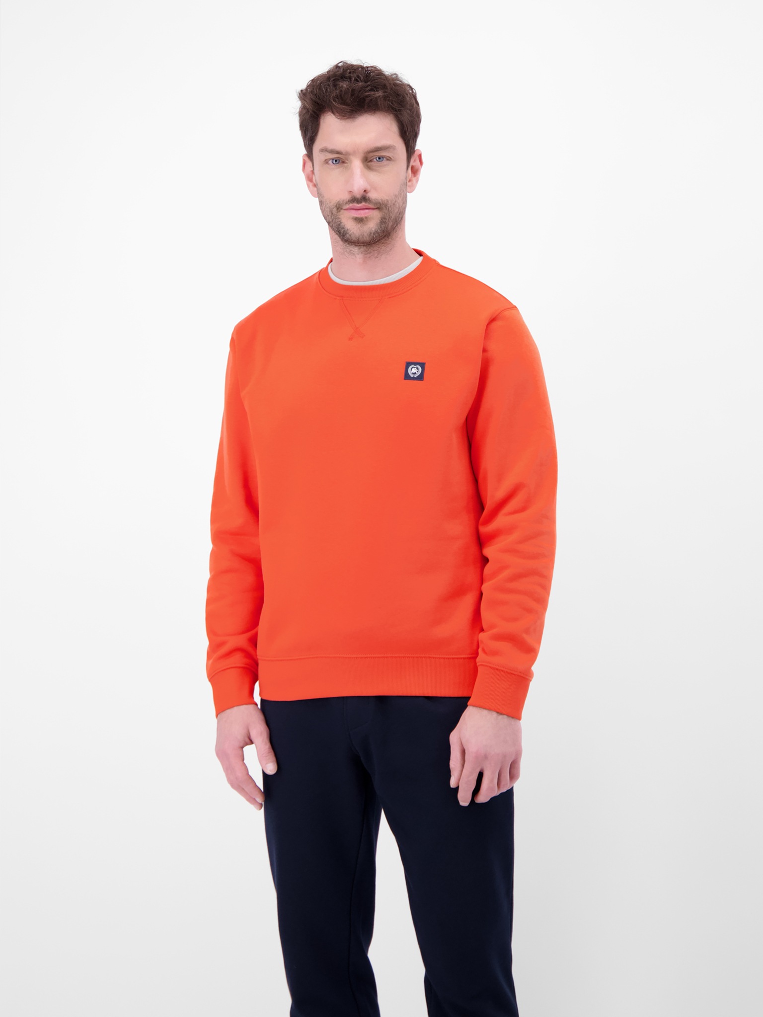 LERROS Sweater, mit Logo-Badge günstig online kaufen