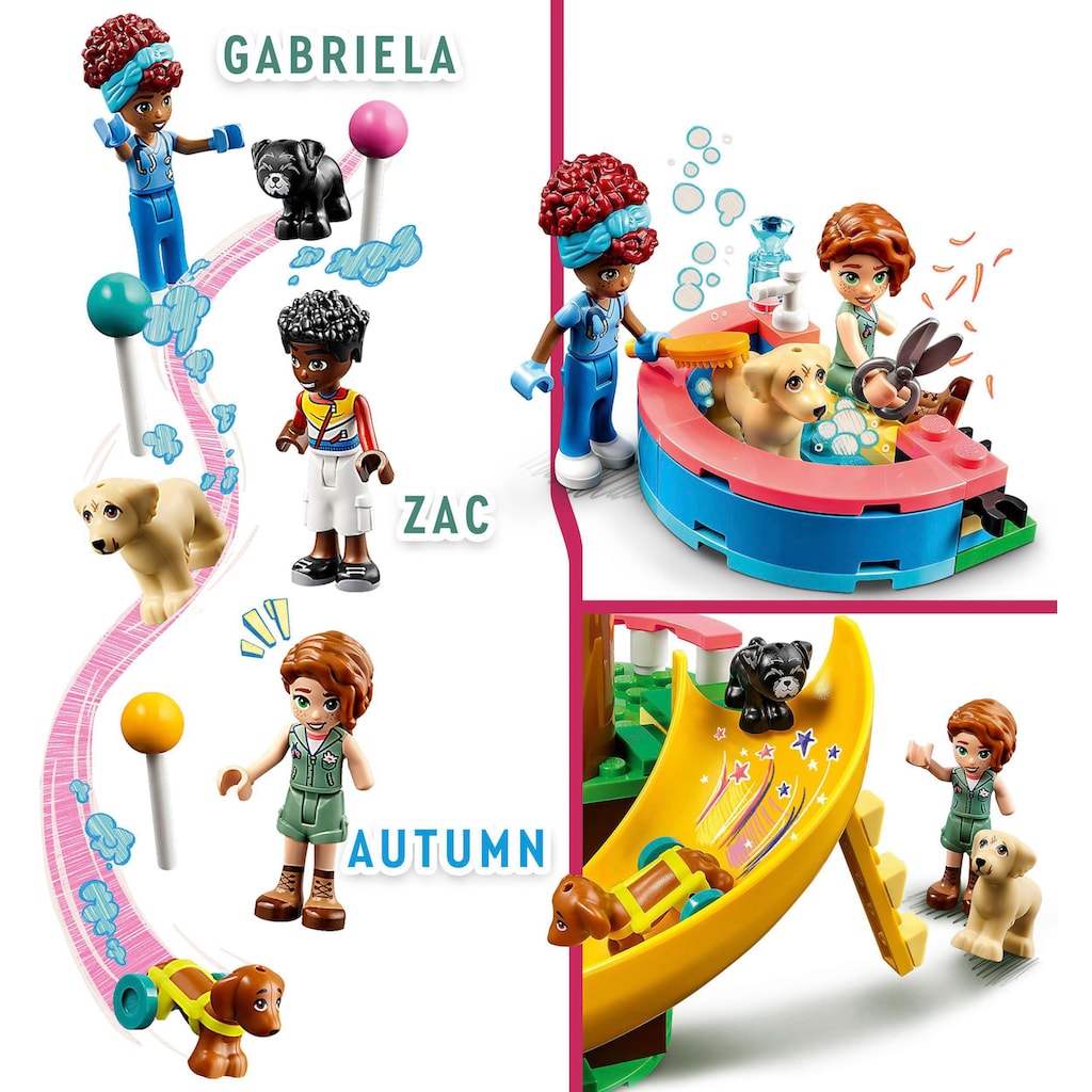 LEGO® Konstruktionsspielsteine »Hunderettungszentrum (41727), LEGO® Friends«, (617 St.)