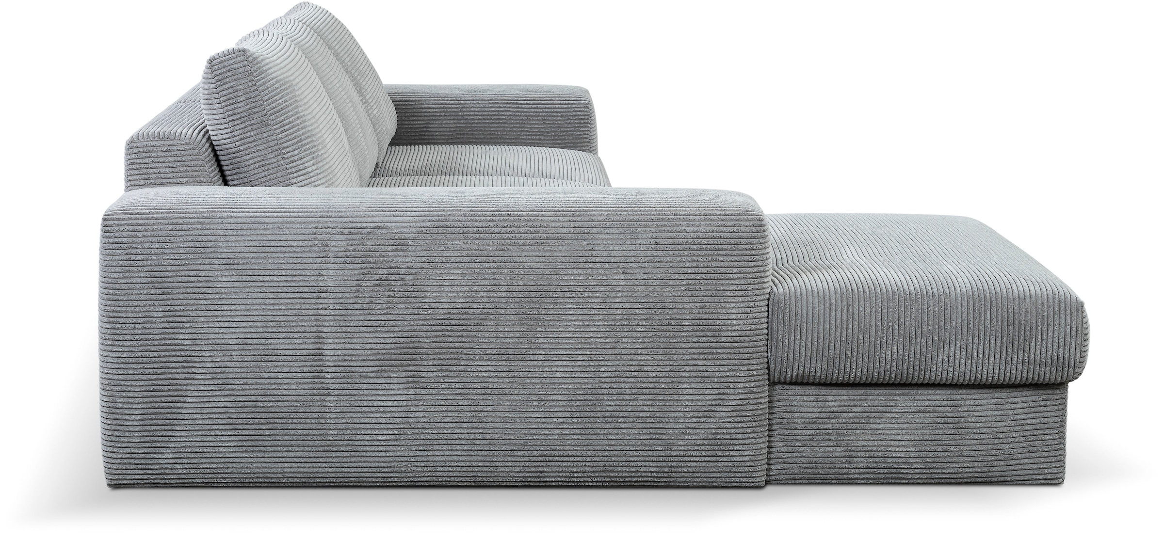 WERK2 Ecksofa Rozzana, in modischem Cord-Bezug
