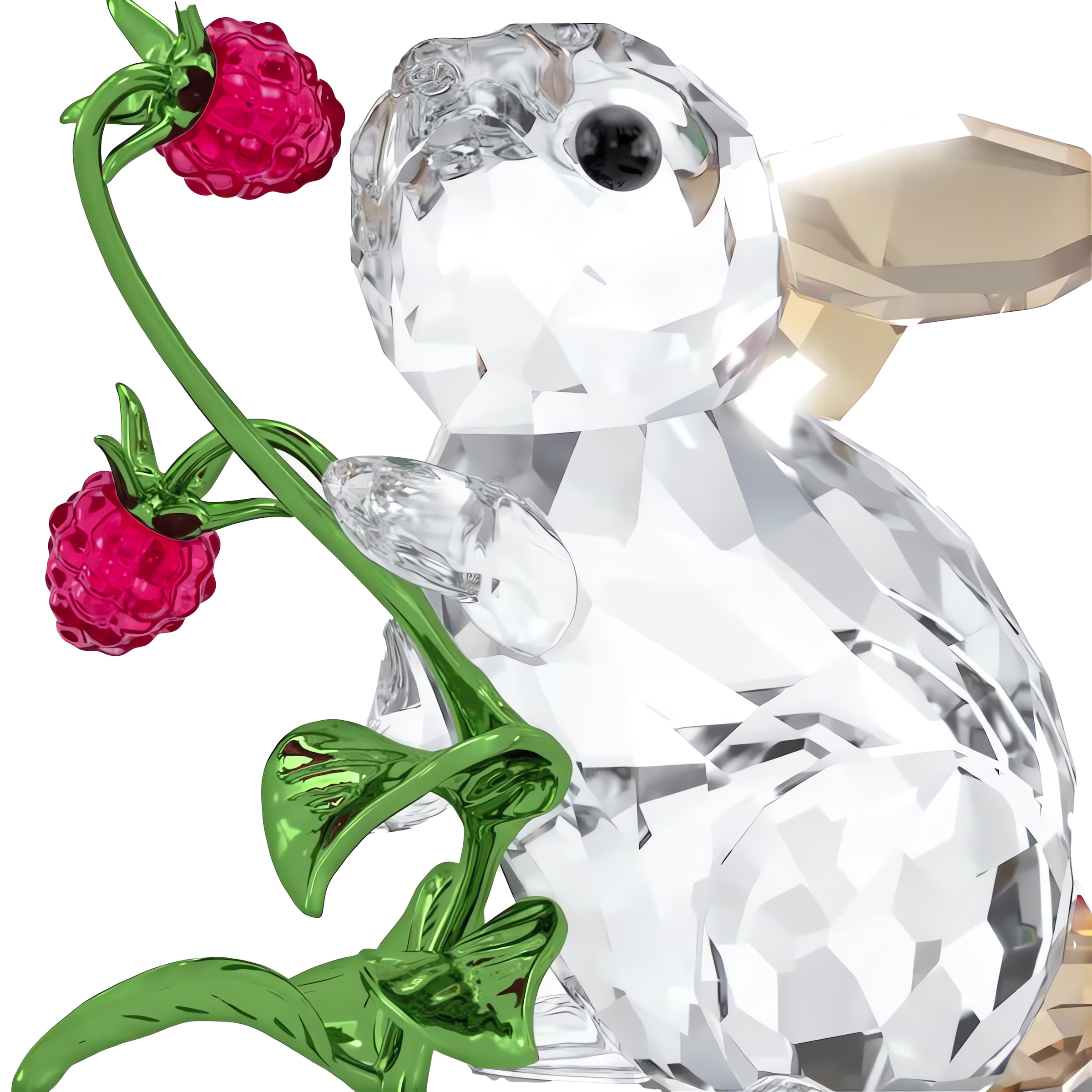 Swarovski Tierfigur »Dekofigur Kristallfigur Sammelfigur Idyllia Hase und Himbeeren,«