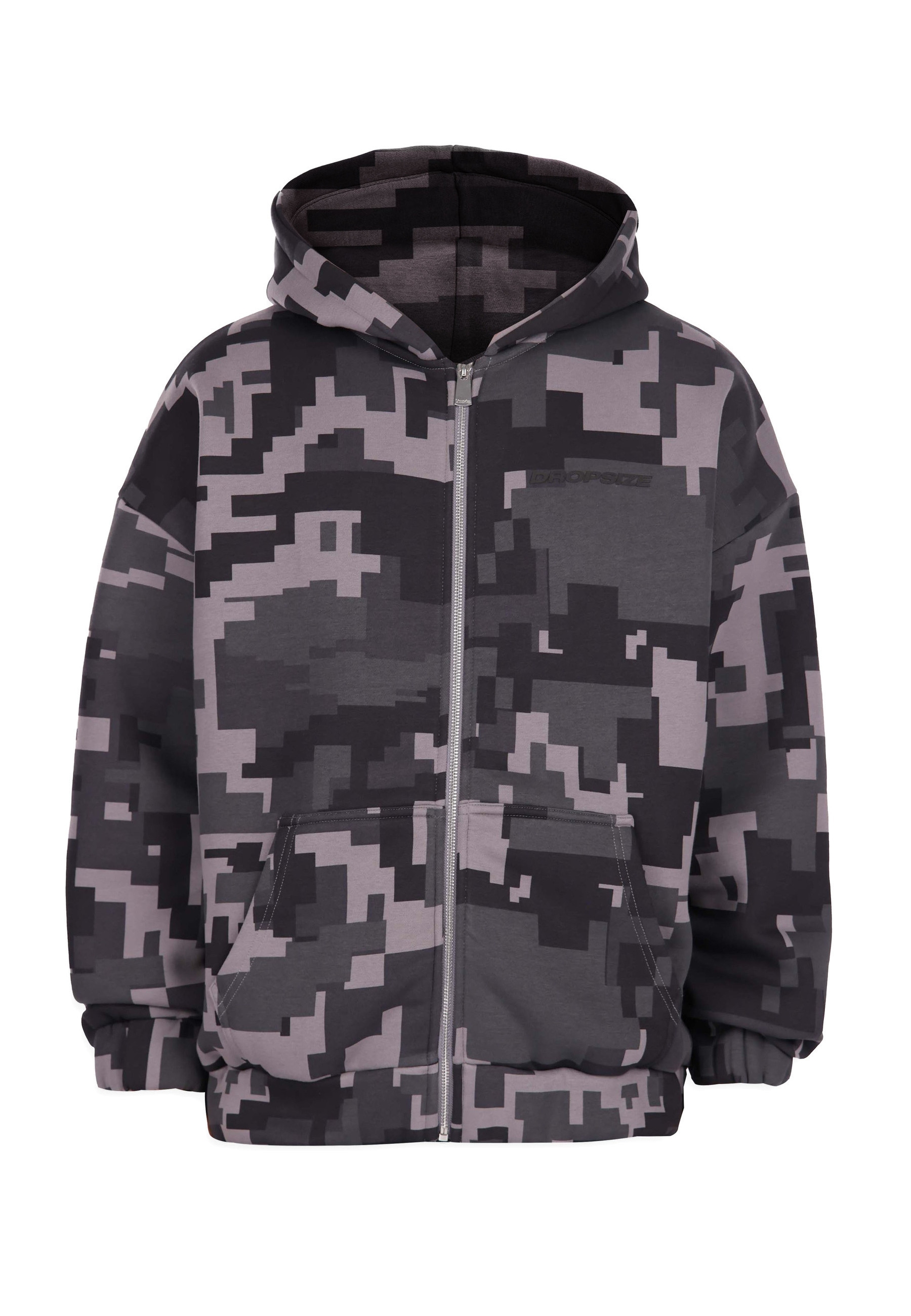 Dropsize Sweatjacke "Dropsize CAMO ZIPPER" günstig online kaufen