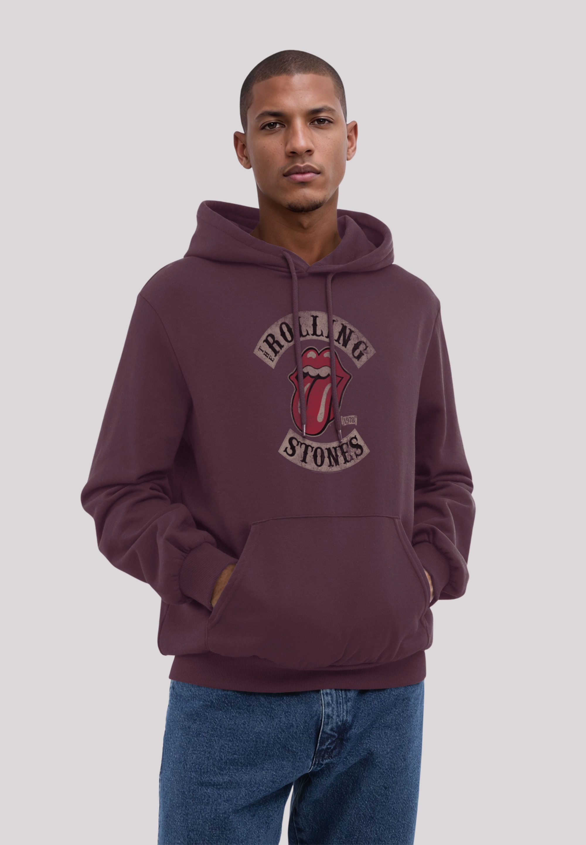 F4NT4STIC Kapuzenpullover "The Rolling Stones Tour 78", Premium Qualität günstig online kaufen