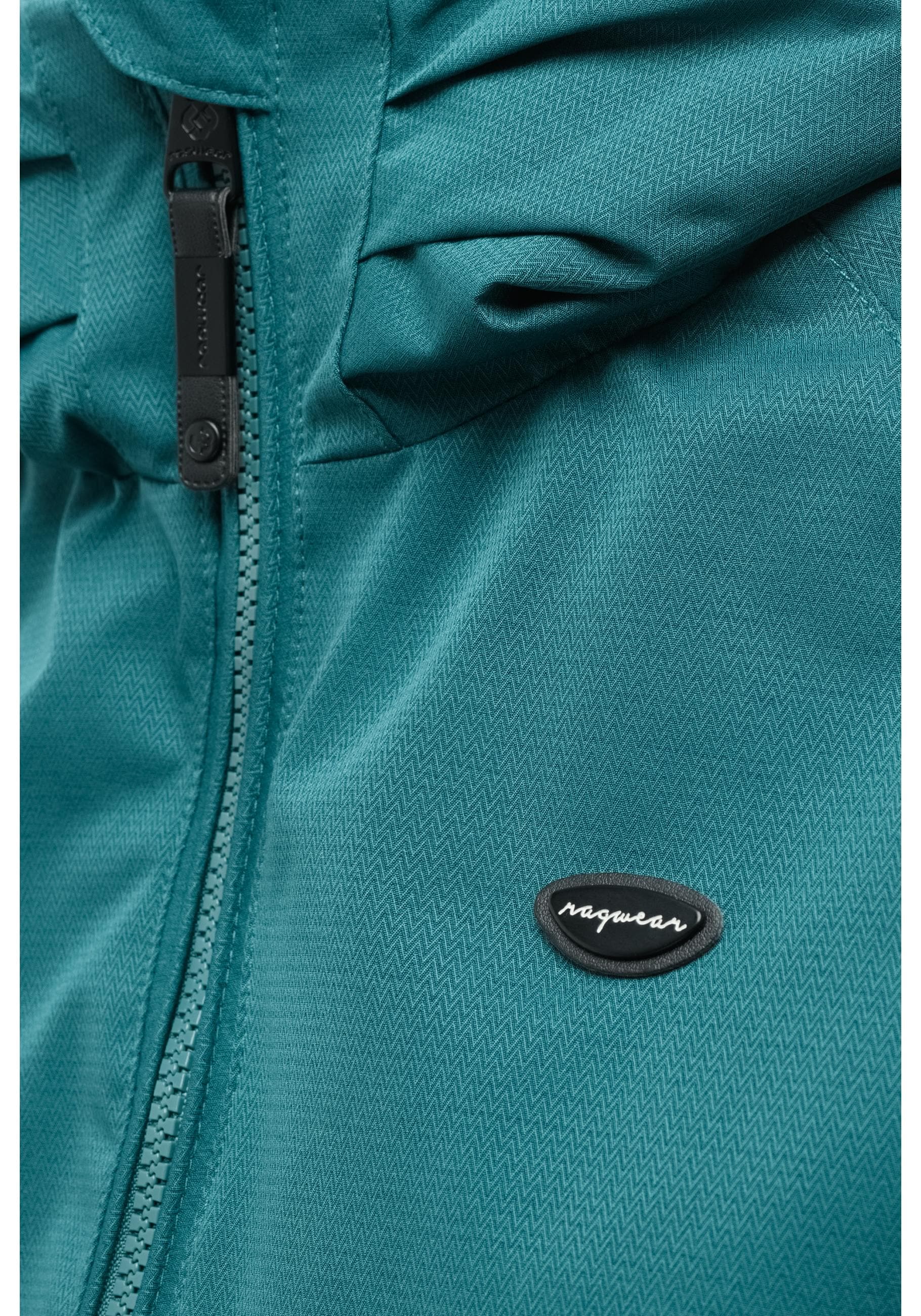 Ragwear Outdoorjacke »Dizzie Tech« mit Kapuze Wasserdichte Damen Übergangsjacke mit großer Kapuze