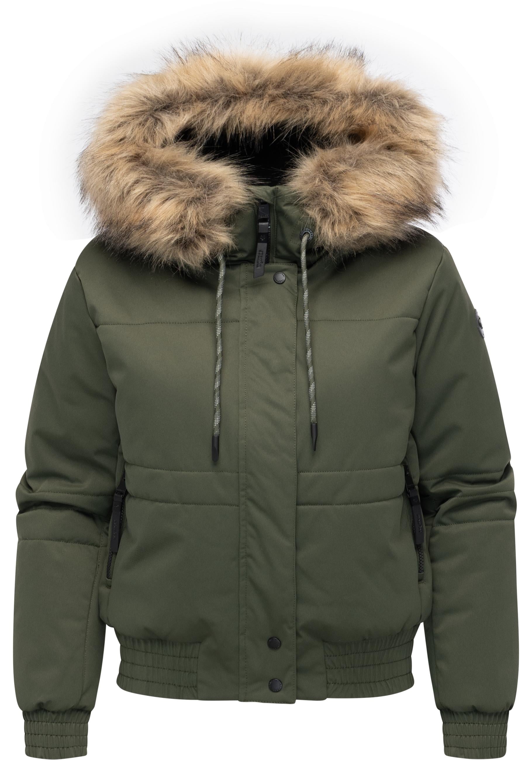 Ragwear Winterjacke "Deluxia YOUMODO" mit Kapuze modische Damen Bomberjacke günstig online kaufen