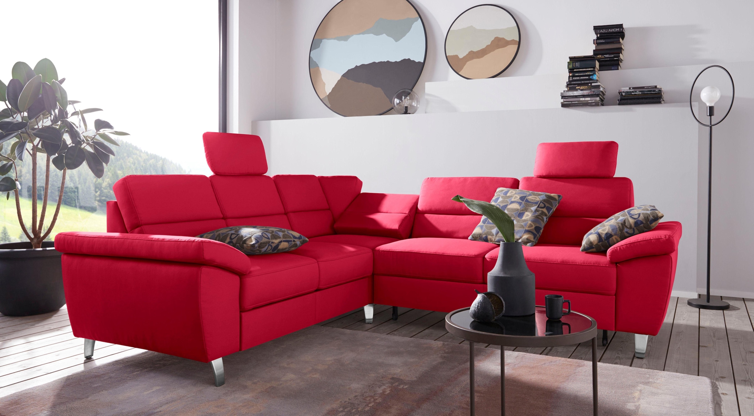 sit&more Ecksofa »Sorano L-Form«, wahlweise mit Bett- und Relaxfunktion, inkl. Bettkasten