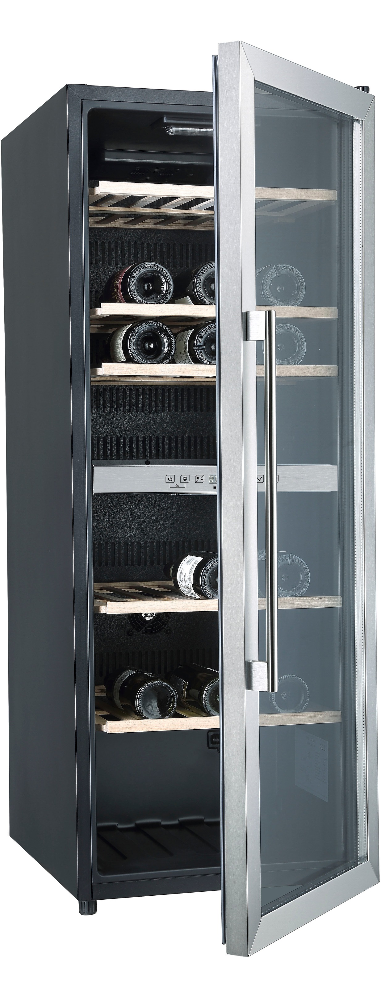 Hanseatic Weinkühlschrank "HWC77FCIA" für 77 Stk. Standardflaschen á 075l inkl. 3 Jahre Herstellergarantie