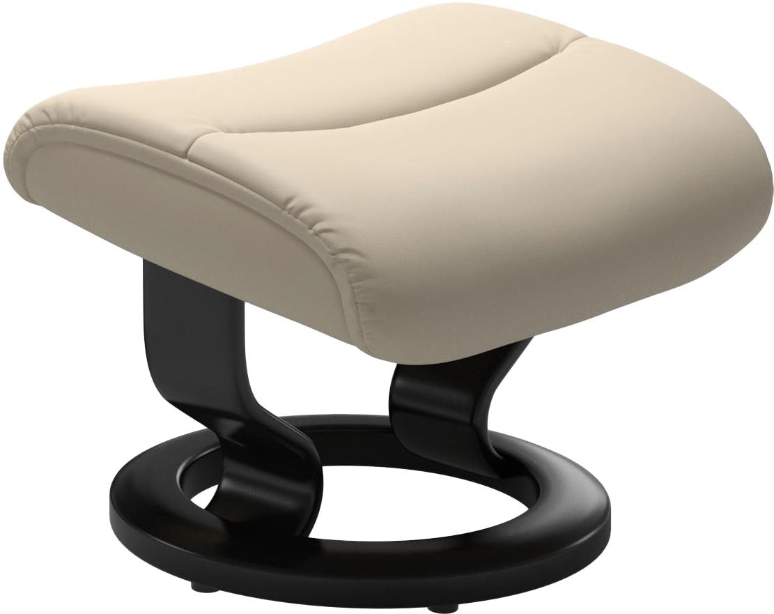 Stressless® Relaxsessel »View«, (Set, Relaxsessel mit Hocker), mit Classic Base, Größe M,Gestell Schwarz
