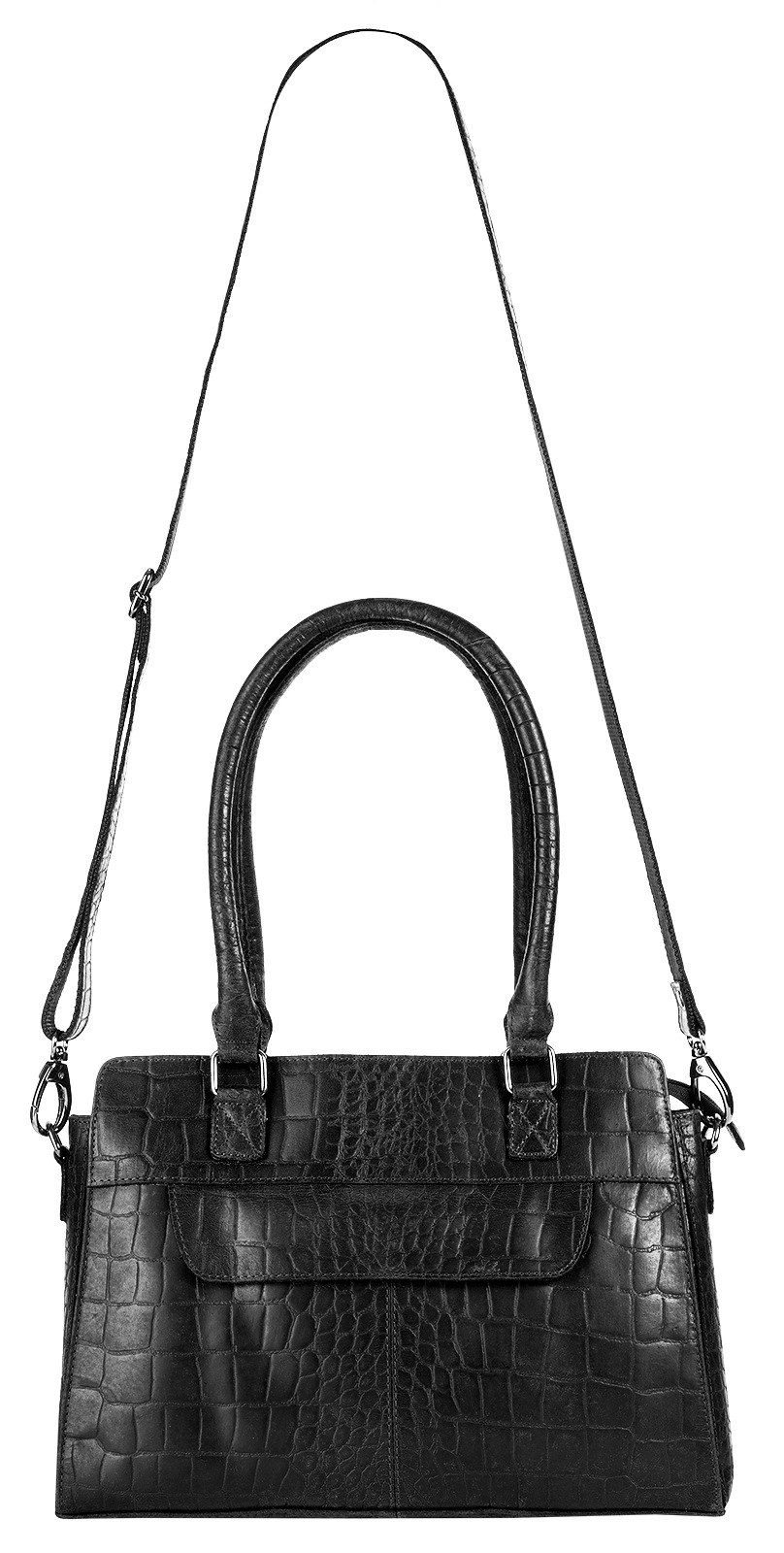 Cluty Henkeltasche, echt Leder