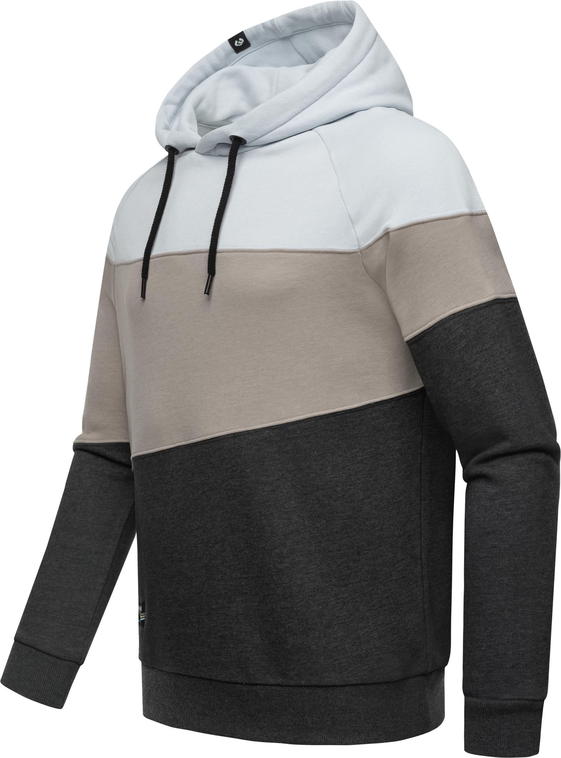 Ragwear Kapuzenpullover "Thres", Sportlicher Herren Pullover mit Blockstrei günstig online kaufen