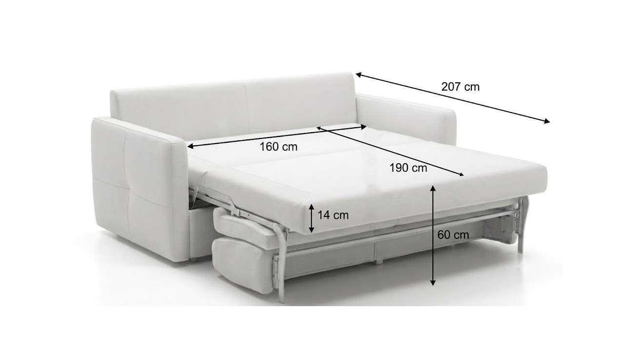 Egoitaliano Schlafsofa »DUCK, Made in Italy-Designsofa mit Dauerschlaffunktion, Breite 206 cm« Schlafcouch aus Luxus Microfaser mit komfortabler Matraze. 160x190 cm
