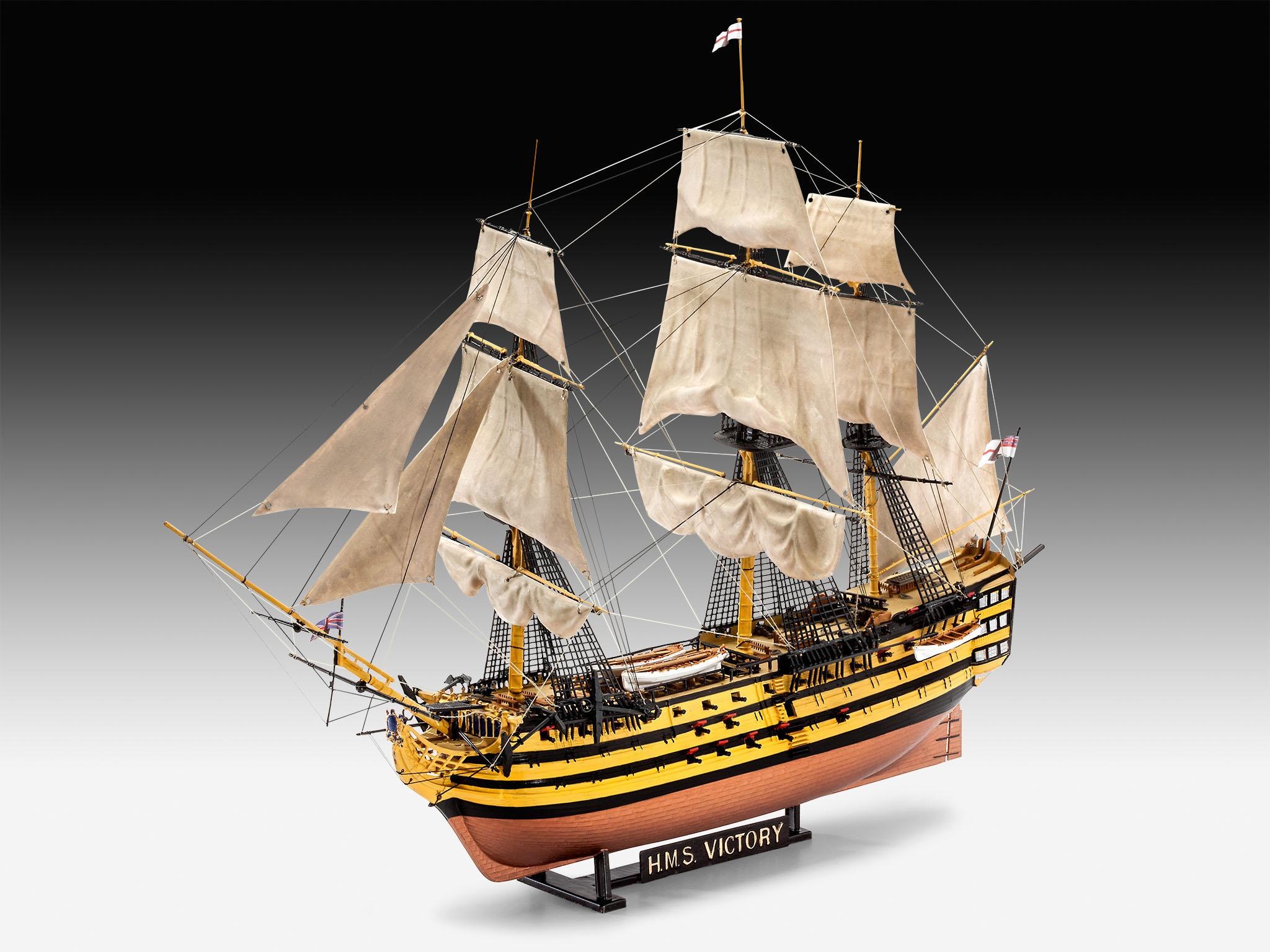 Revell® Modellbausatz »HMS Victory, Battle of Trafalgar«, 1:225, Made in Europe