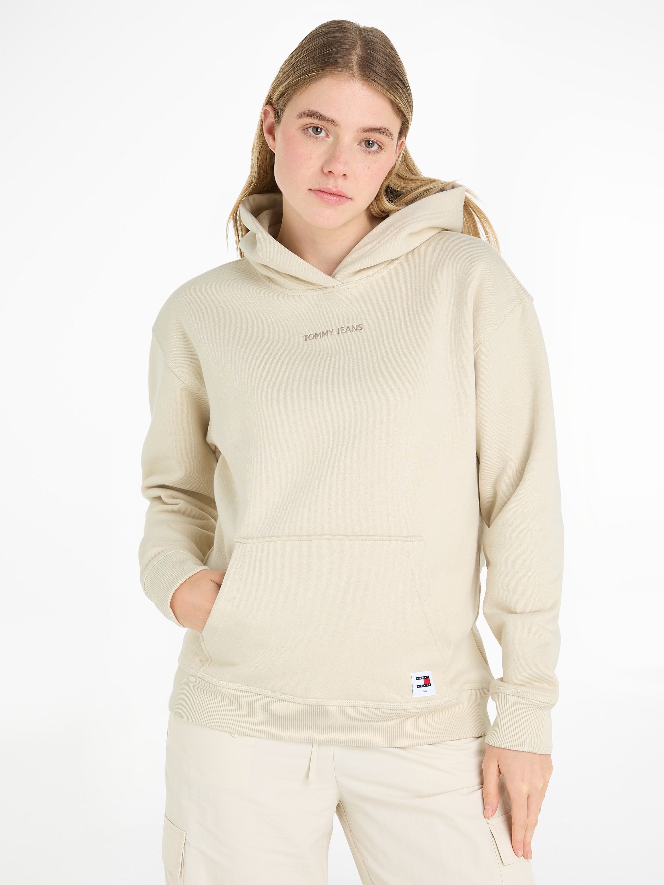 Tommy Jeans Kapuzensweatshirt TJW RLX SMALL CLASSIC HOODIE EXT mit Logpatch online kaufen BAUR
