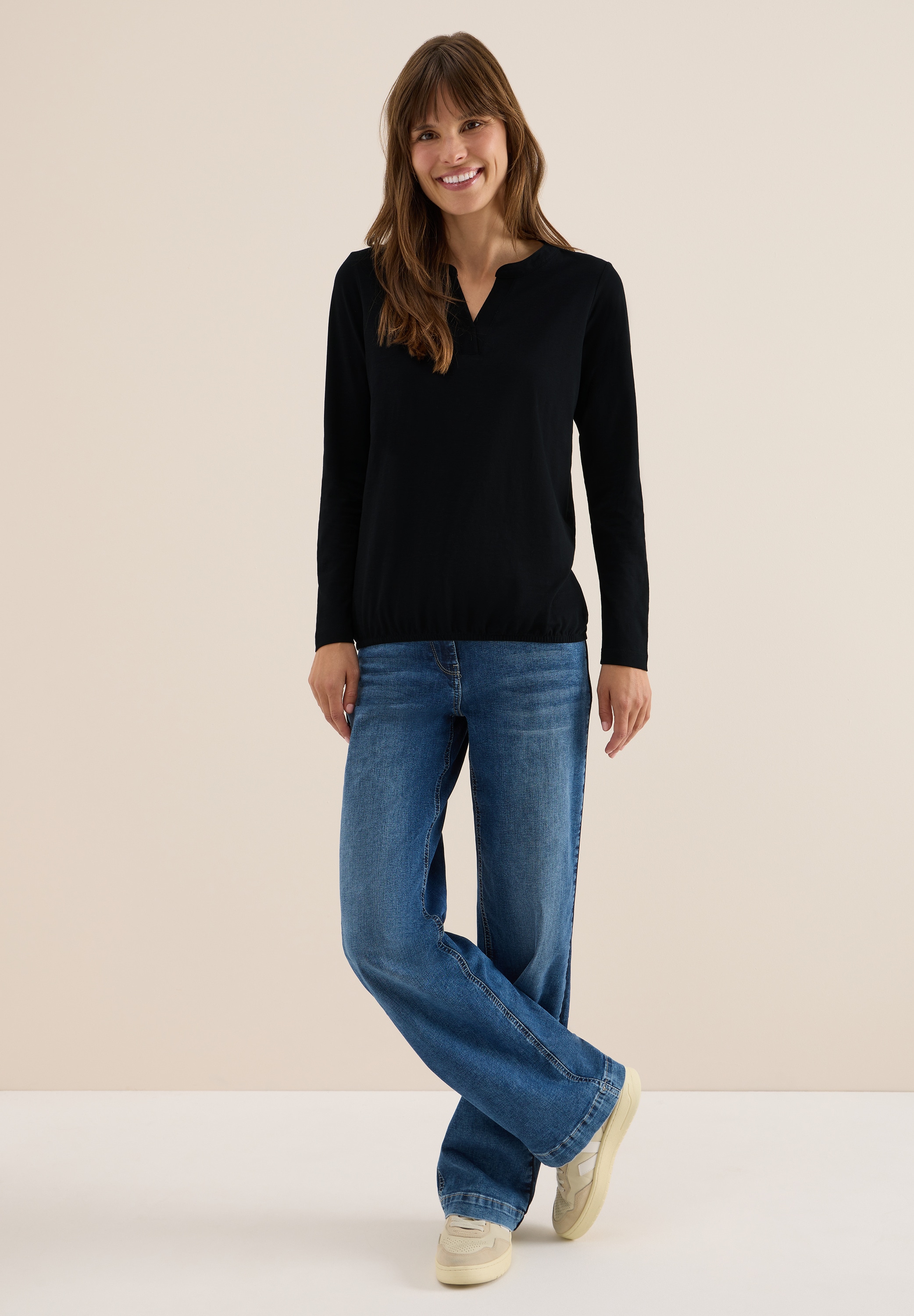 Cecil Langarmshirt, aus reiner Baumwolle