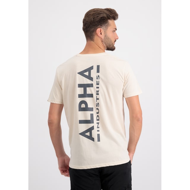 Black Friday Alpha Industries T-Shirt »Alpha Industries Men - T-Shirts  Backprint T« | BAUR